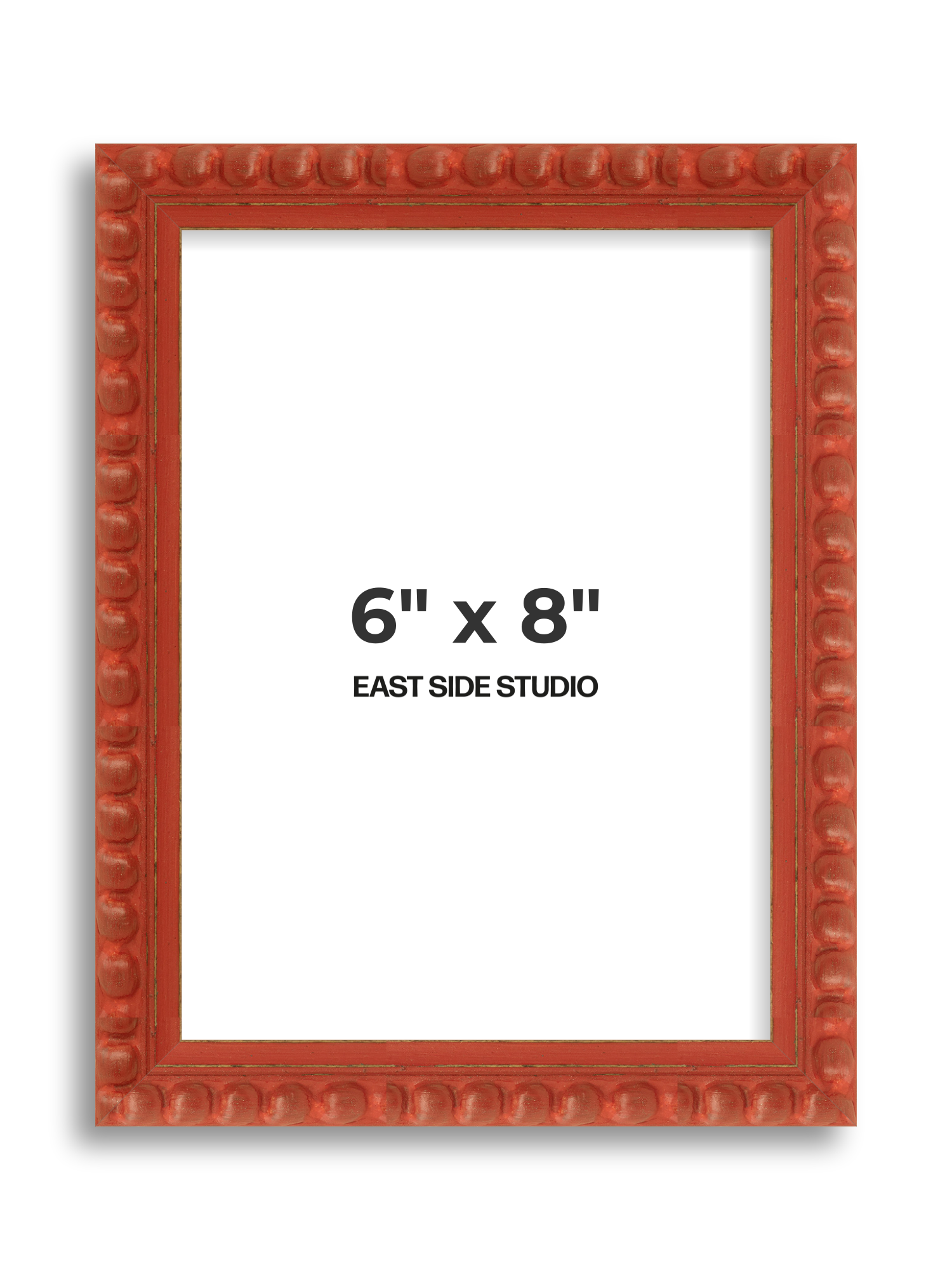 Brick Red Bobbin 6" x 8" picture frame