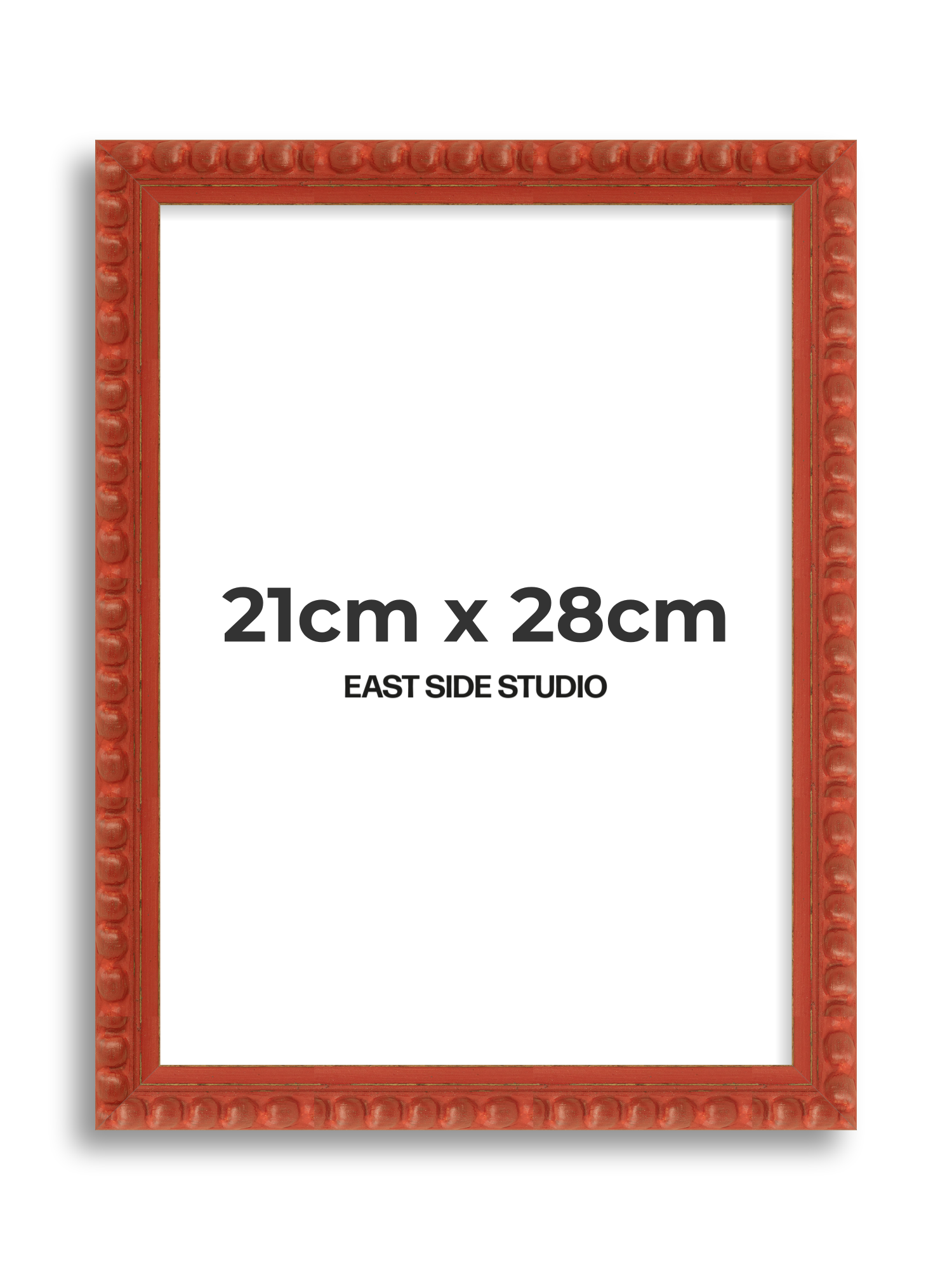 Brick Red Bobbin 21cm x 28cm picture frame