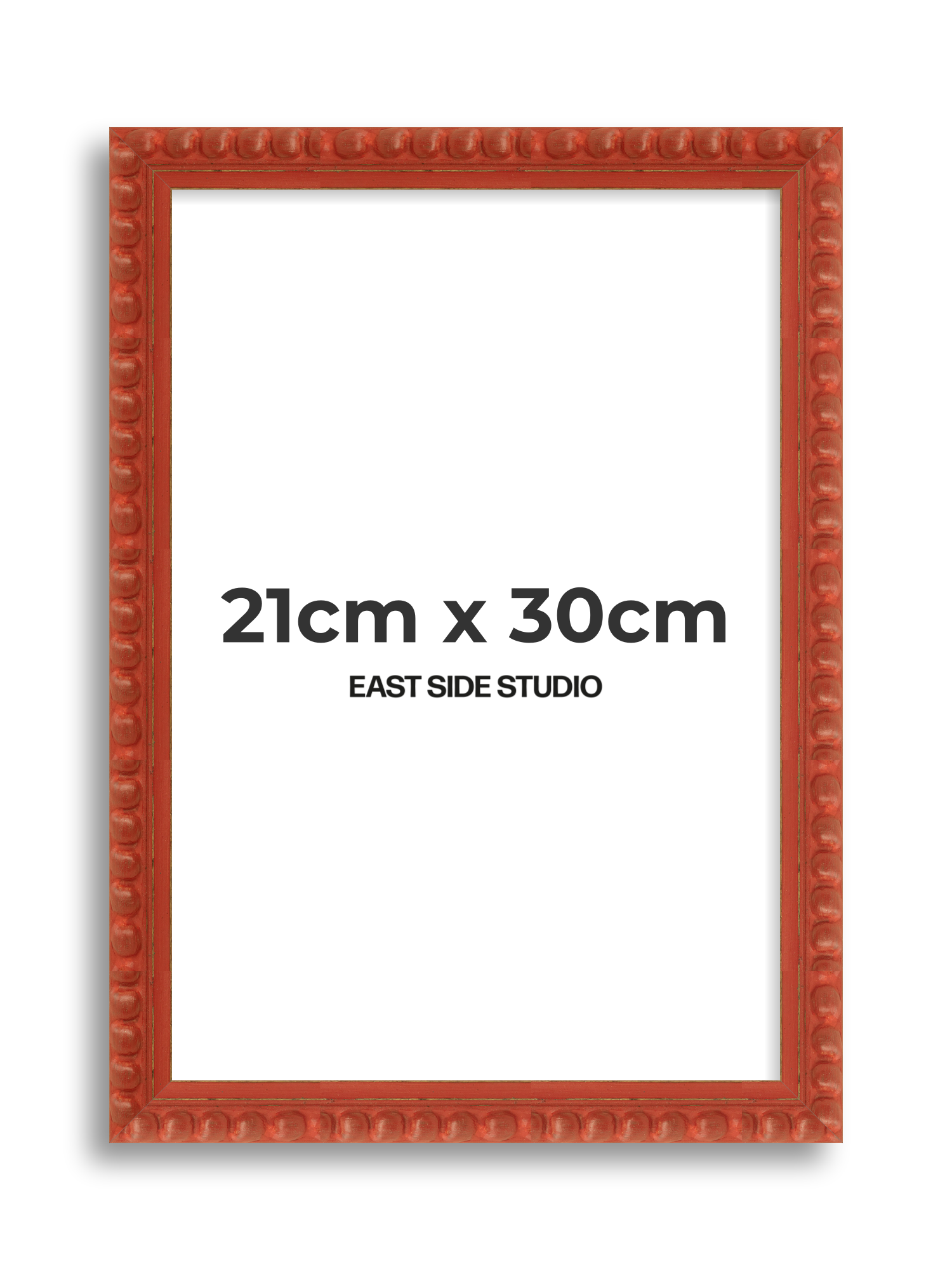 Brick Red Bobbin 21cm x 30cm picture frame