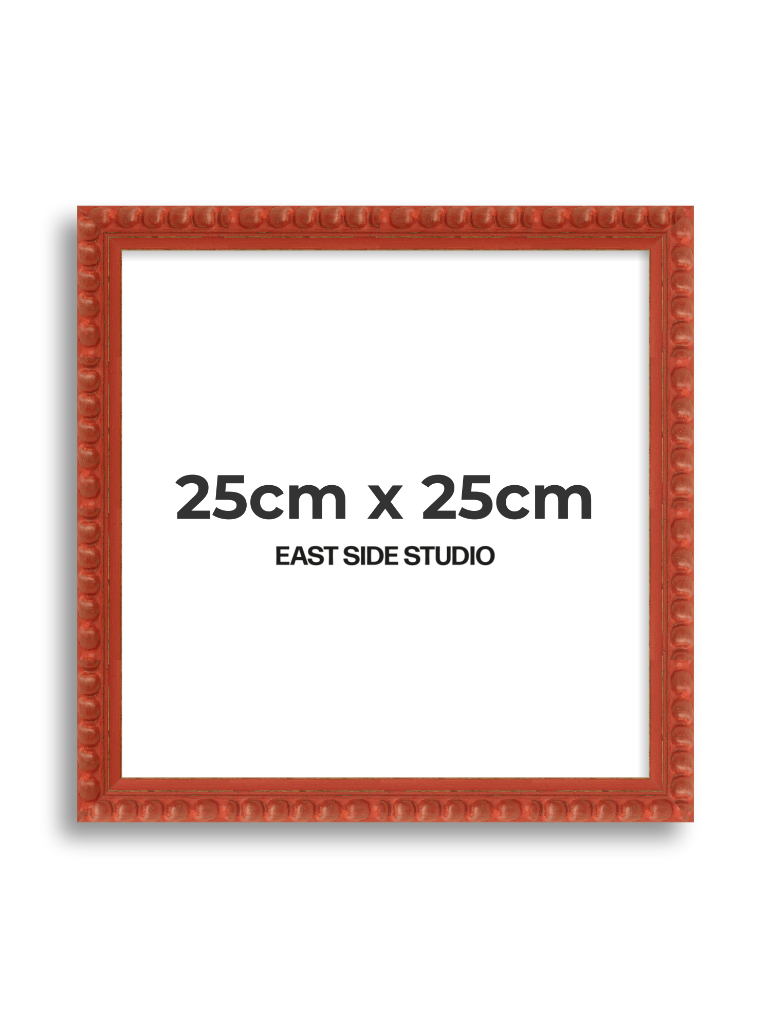 Brick Red Bobbin 25cm x 25cm picture frame