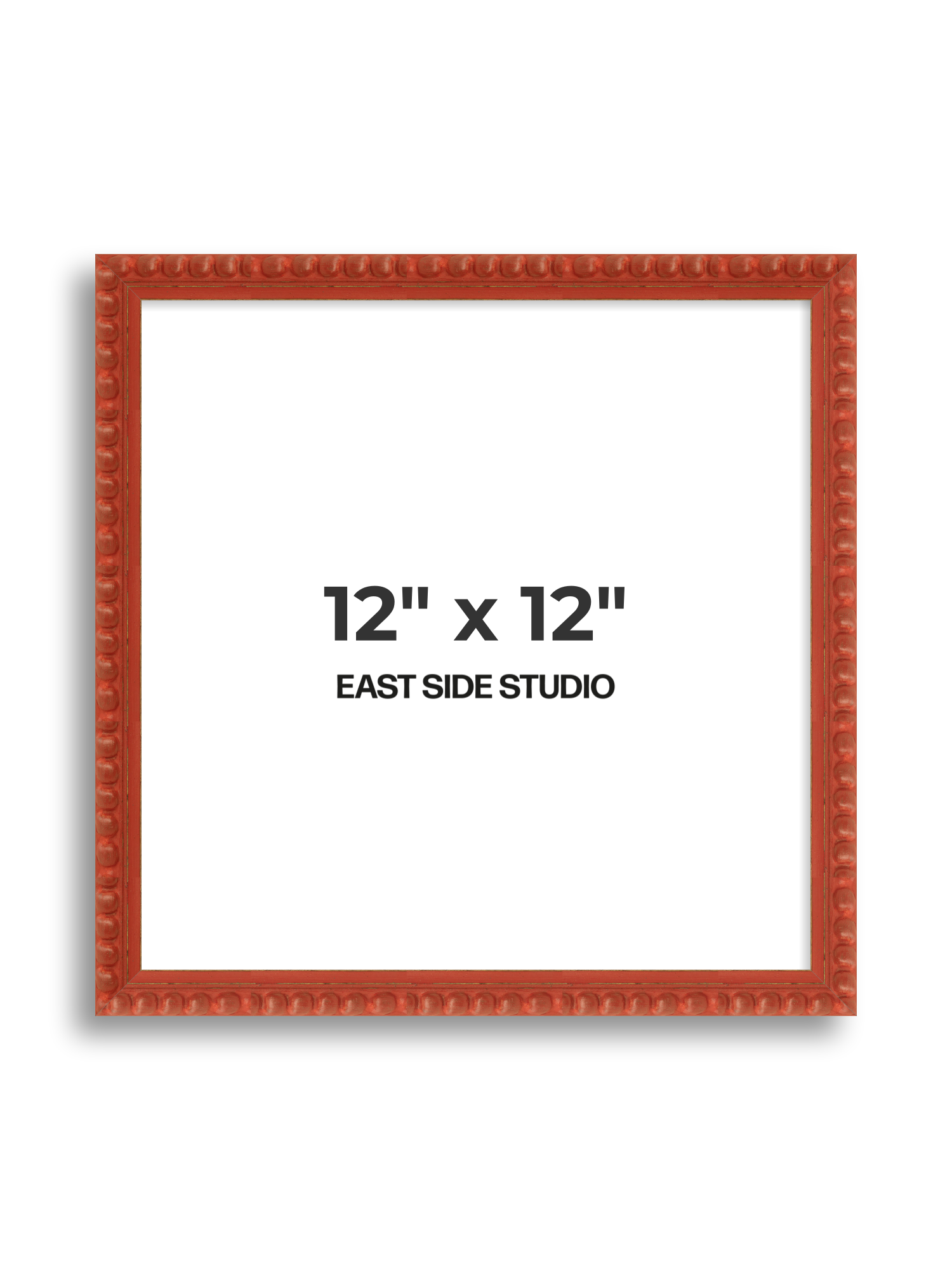 Brick Red Bobbin 12" x 12" picture frame