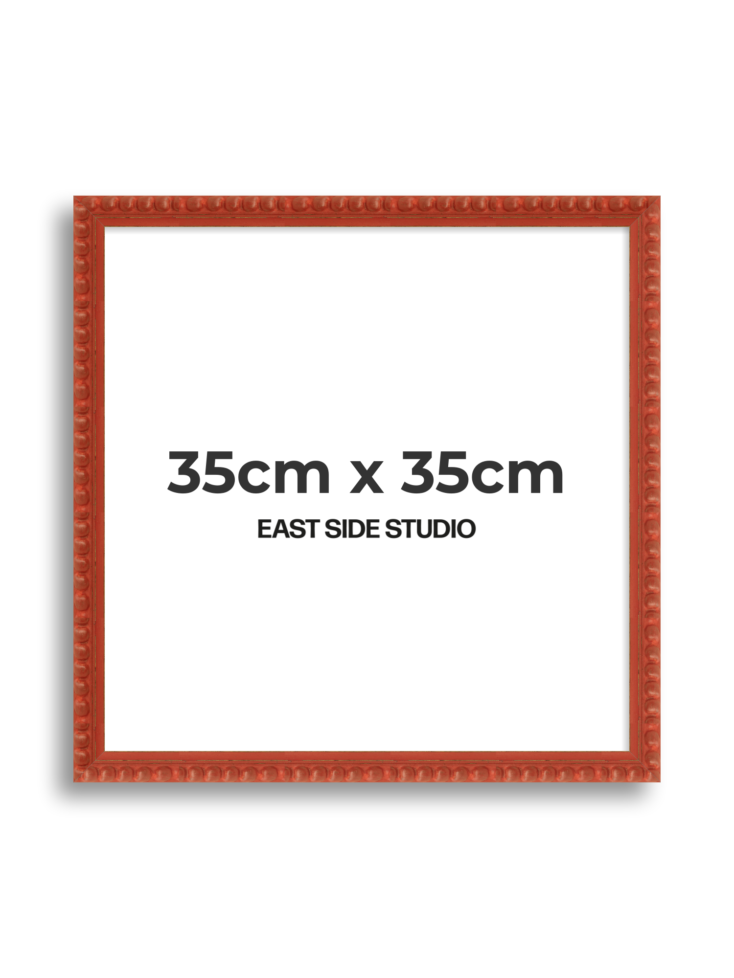 Brick Red Bobbin 35cm x 35cm picture frame