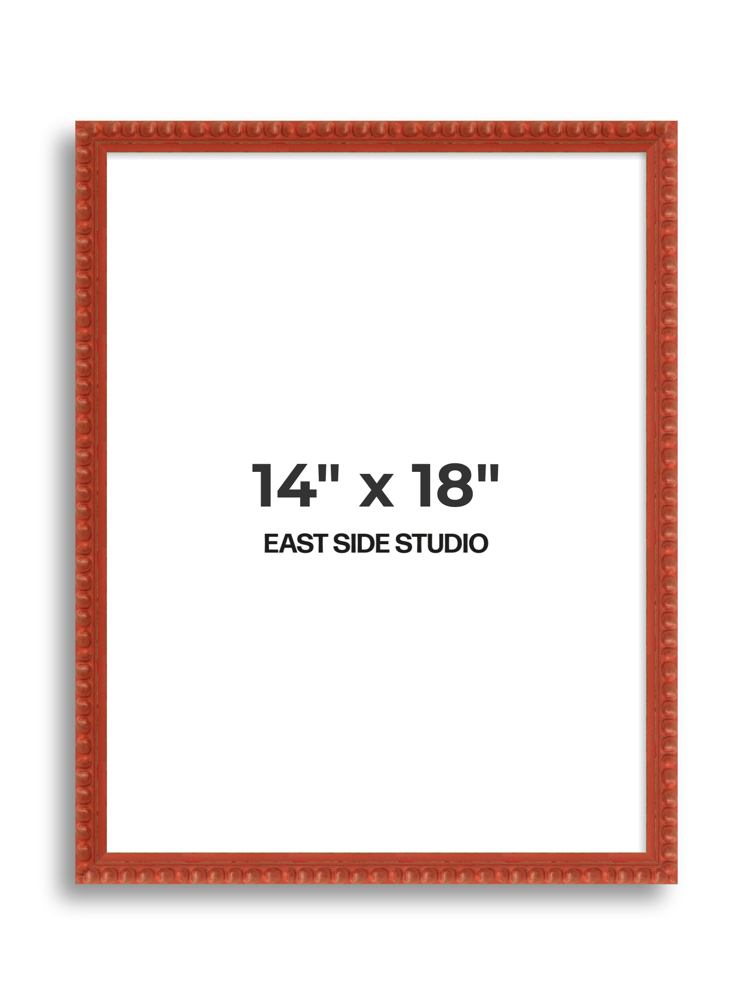 Brick Red Bobbin 14" x 18" picture frame