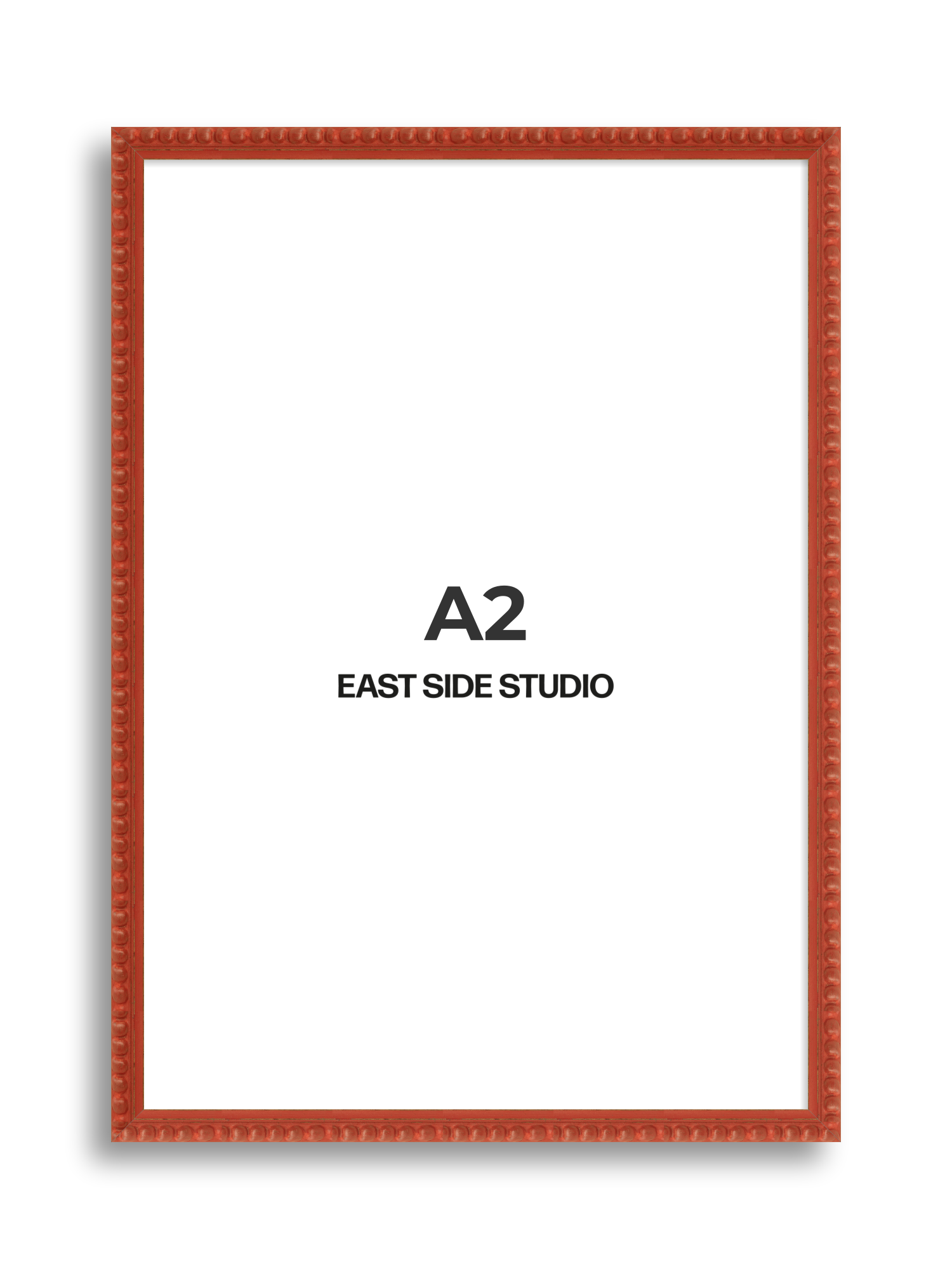 Brick Red Bobbin A2 picture frame