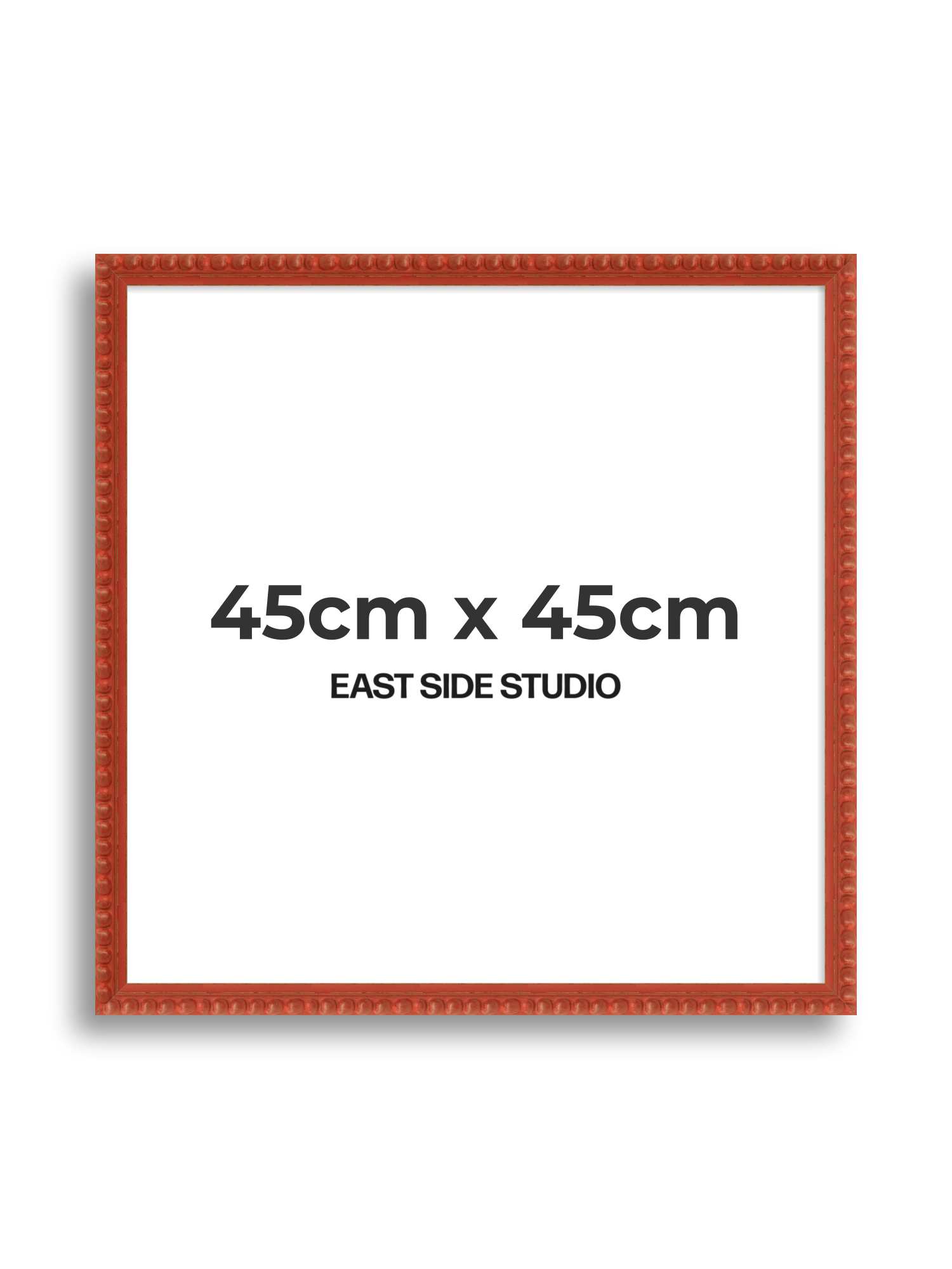 Brick Red Bobbin 45cm x 45cm picture frame