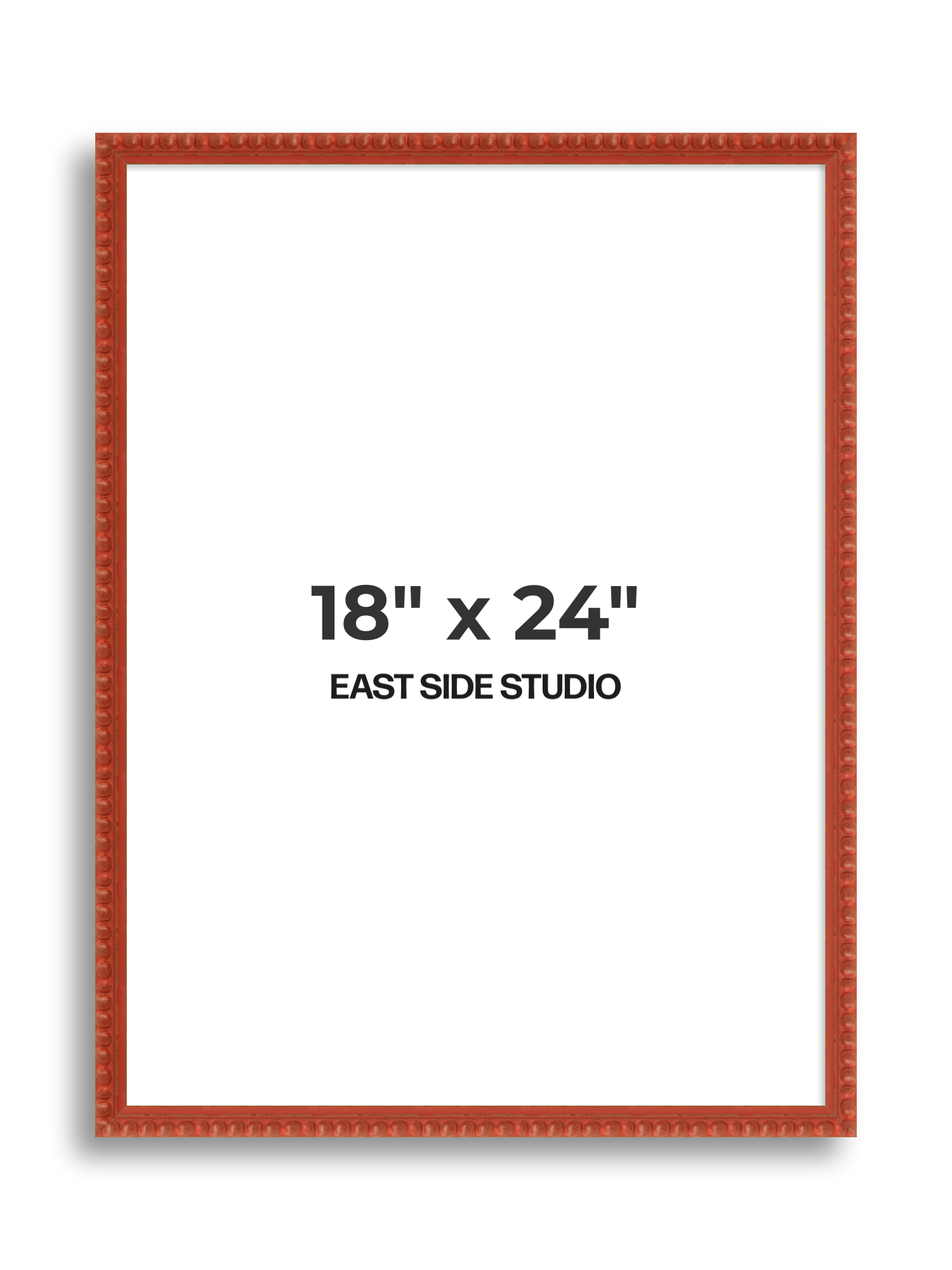 Brick Red Bobbin 18" x 24" picture frame