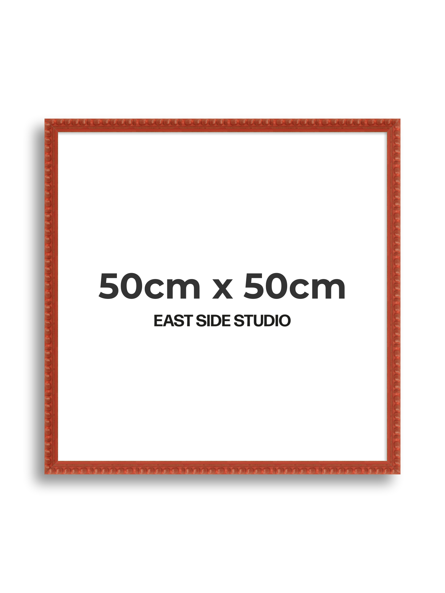 Brick Red Bobbin 50cm x 50cm picture frame
