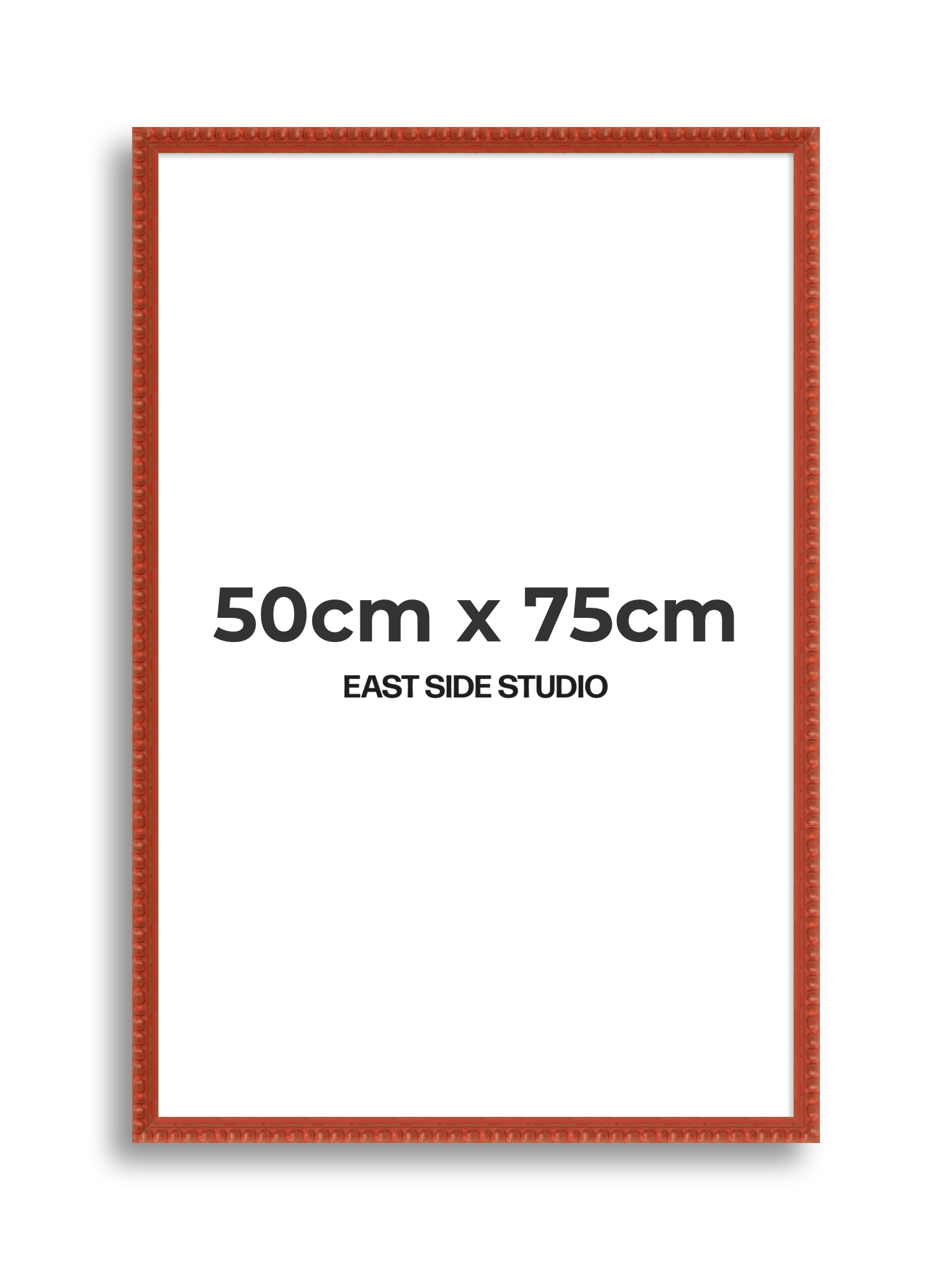 Brick Red Bobbin 50cm x 75cm picture frame