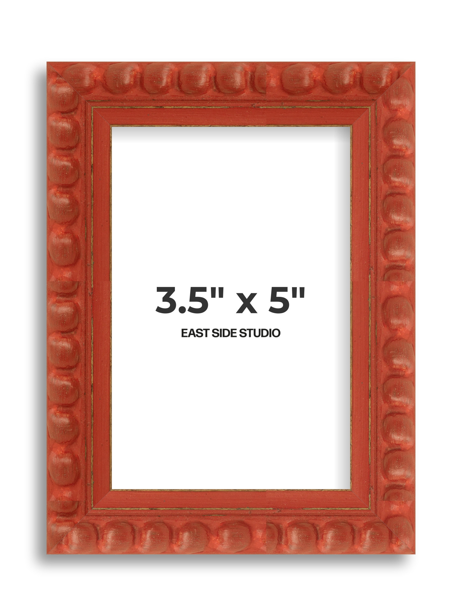 Brick Red Bobbin 3.5" x 5" picture frame
