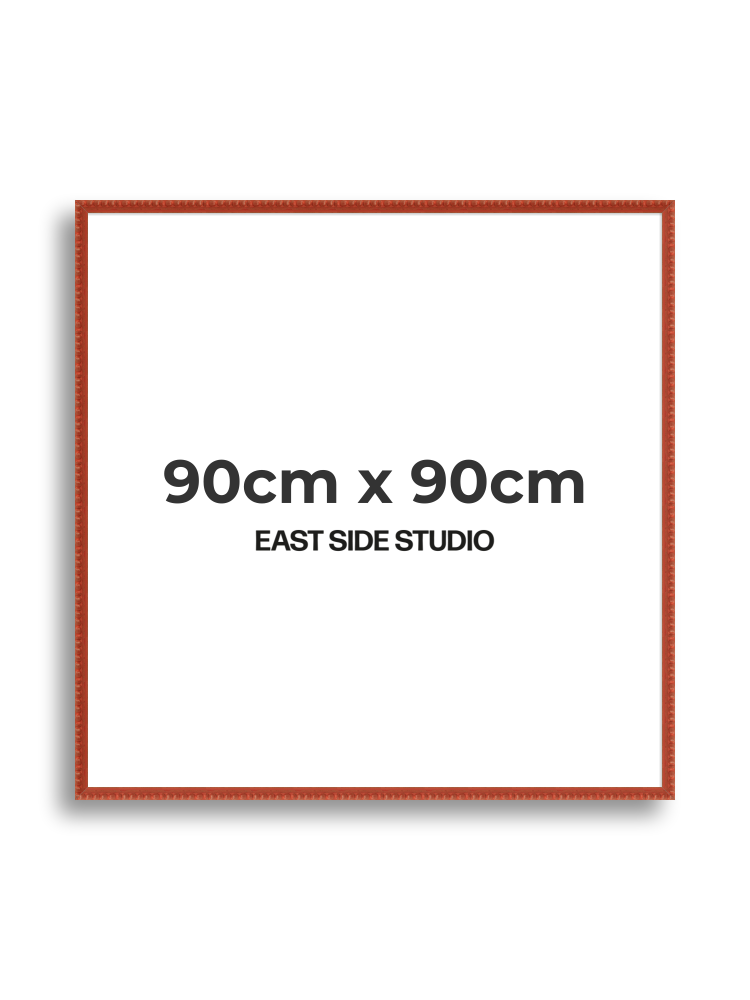 Brick Red Bobbin 90cm x 90cm picture frame