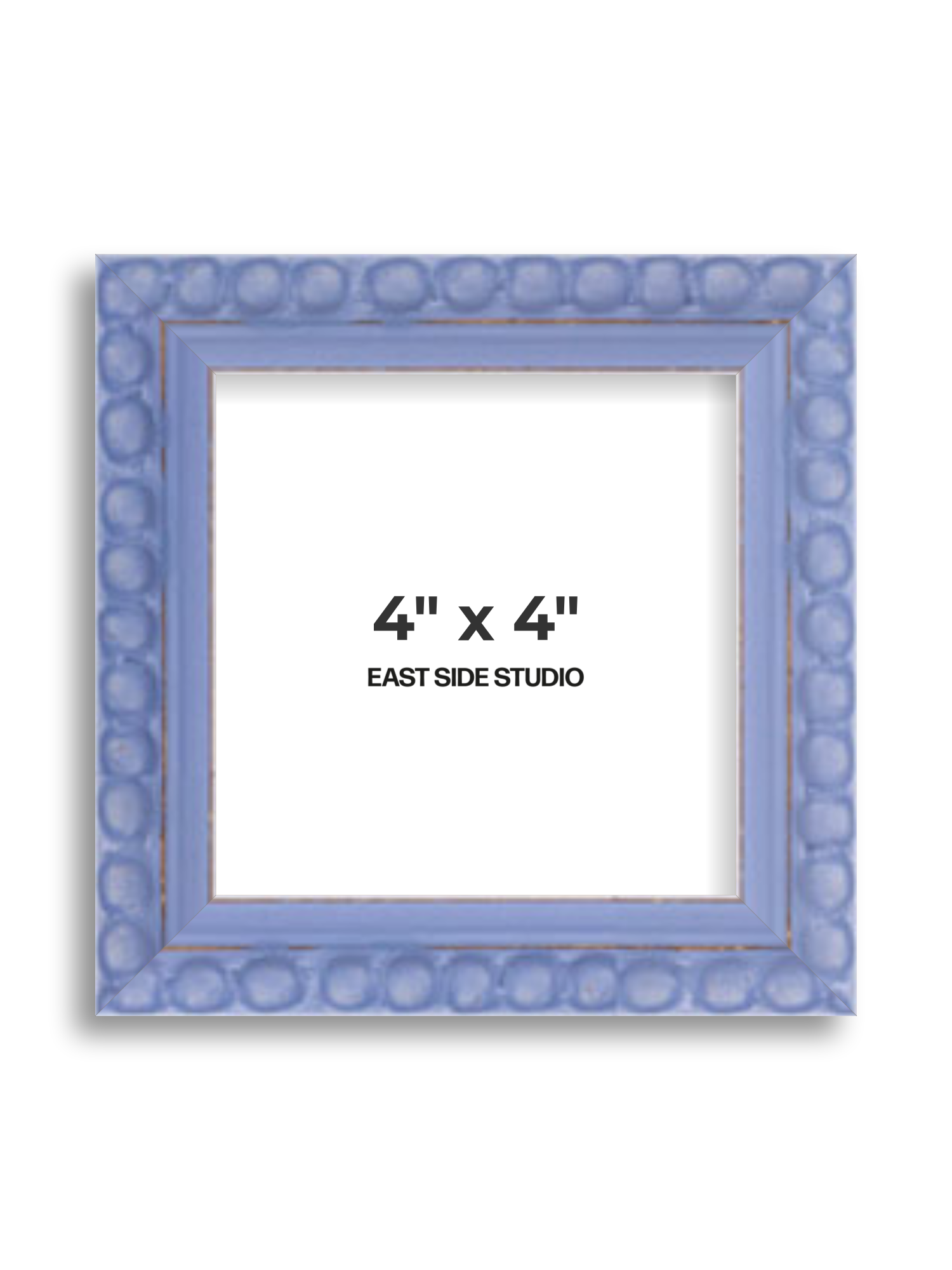 Periwinkle Blue Bobbin 4" x 4" picture frame