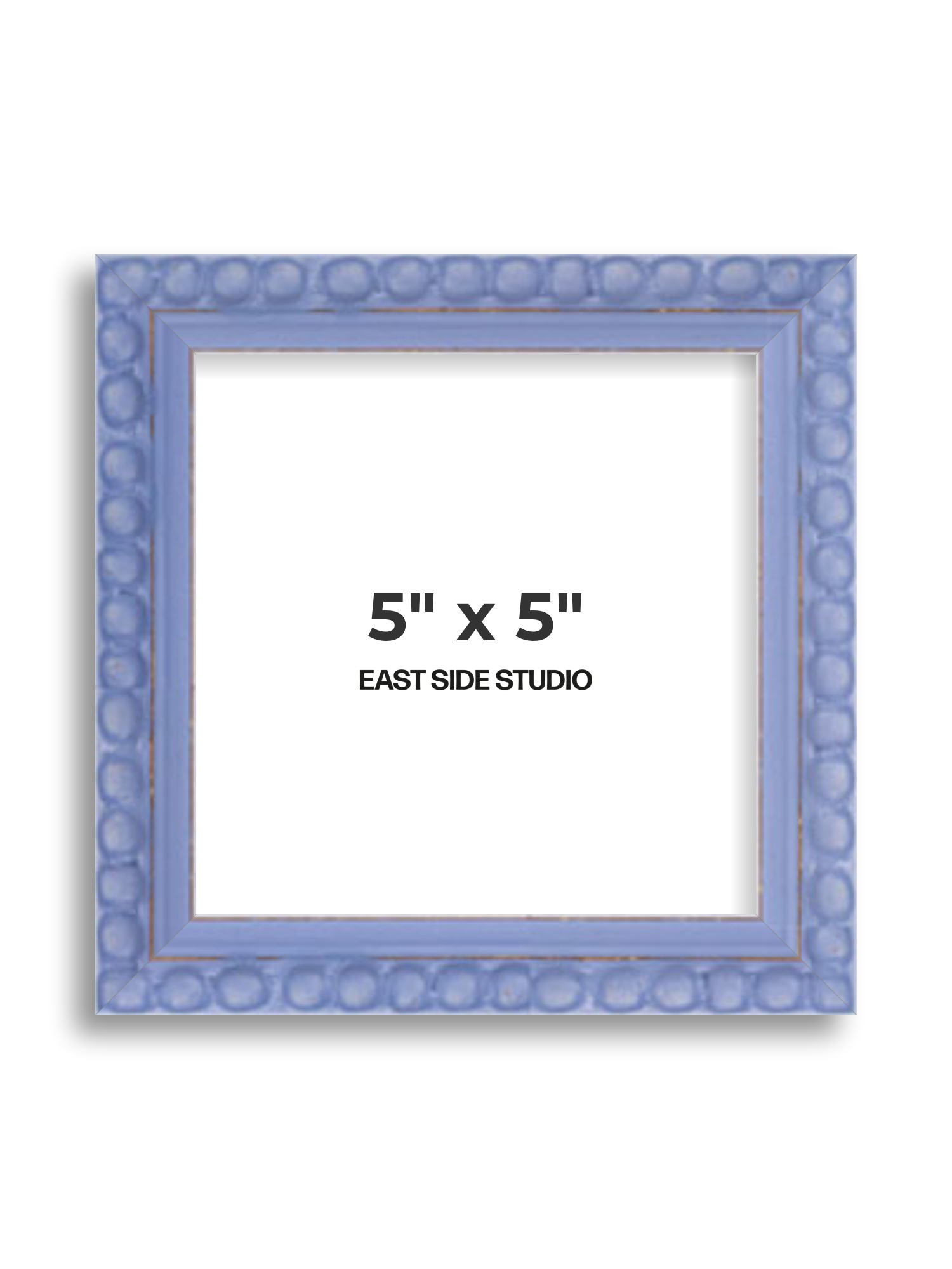 Periwinkle Blue Bobbin 5" x 5" picture frame
