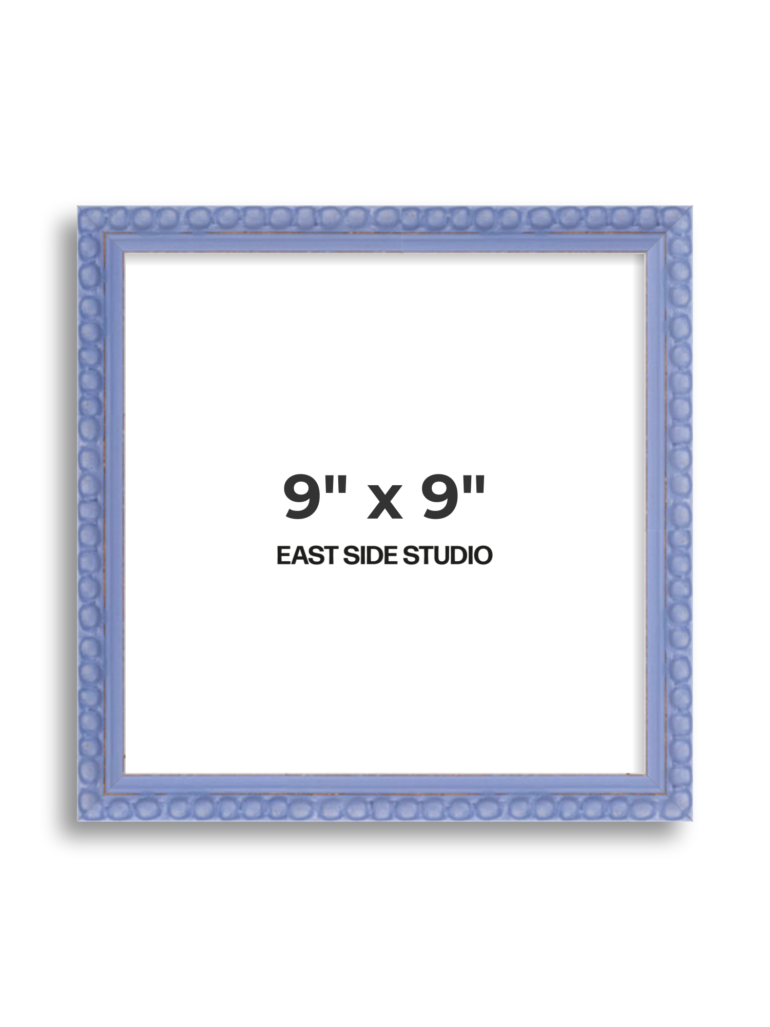Periwinkle Blue Bobbin 9" x 9" picture frame