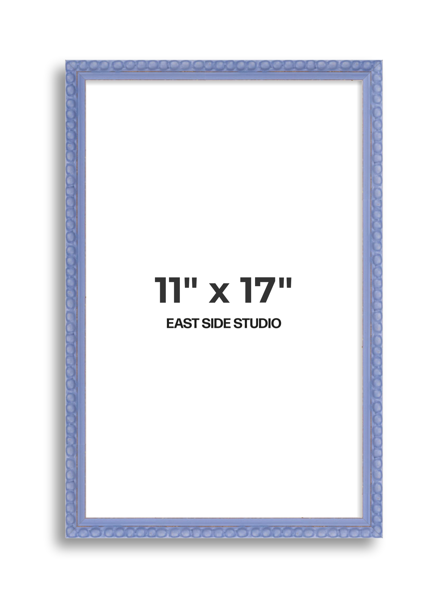 Periwinkle Blue Bobbin 11" x 17" picture frame