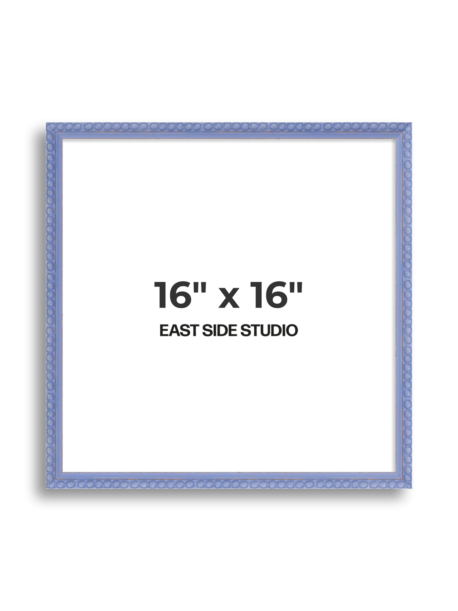Periwinkle Blue Bobbin 16" x 16" picture frame