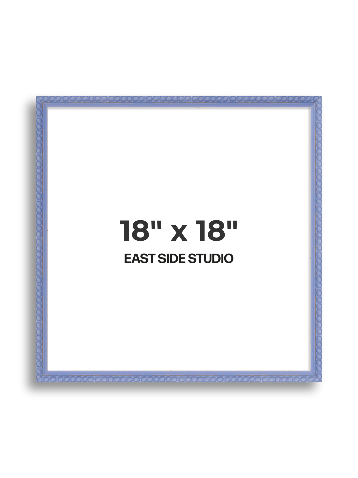 Periwinkle Blue Bobbin 18" x 18" picture frame