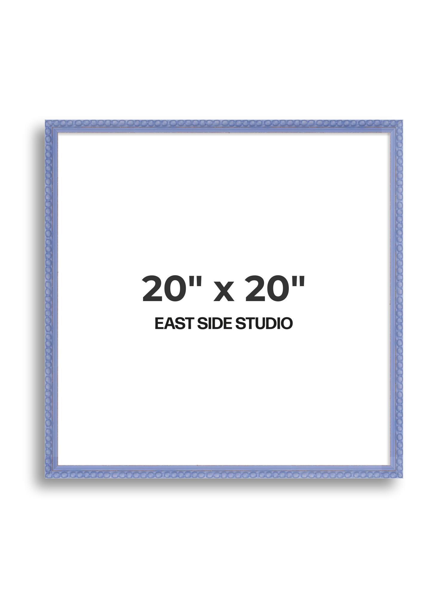 Periwinkle Blue Bobbin 20" x 20" picture frame