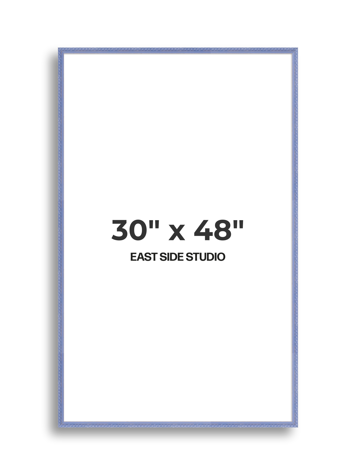 Periwinkle Blue Bobbin 30" x 48" picture frame