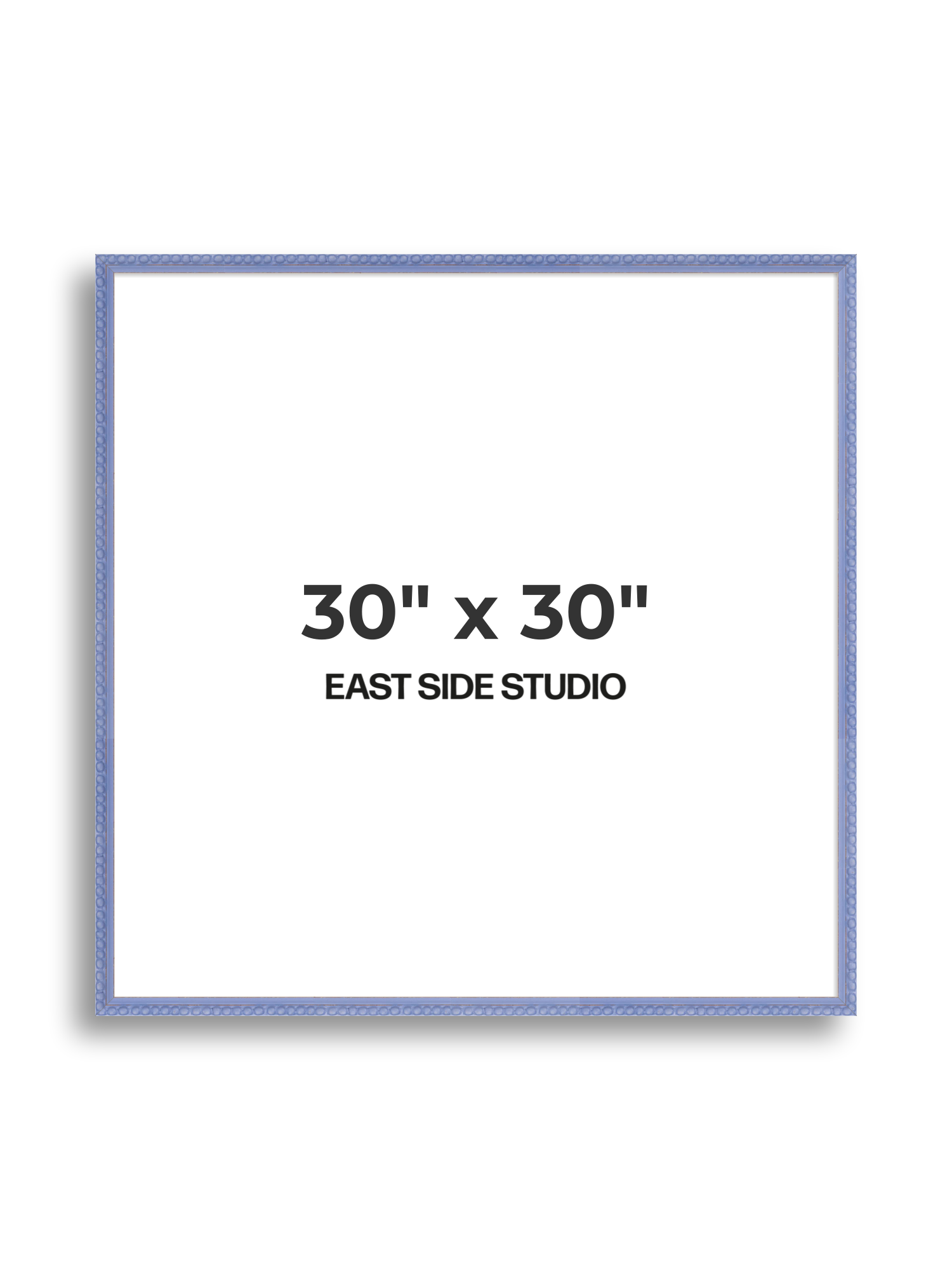 Periwinkle Blue Bobbin 30" x 30" picture frame