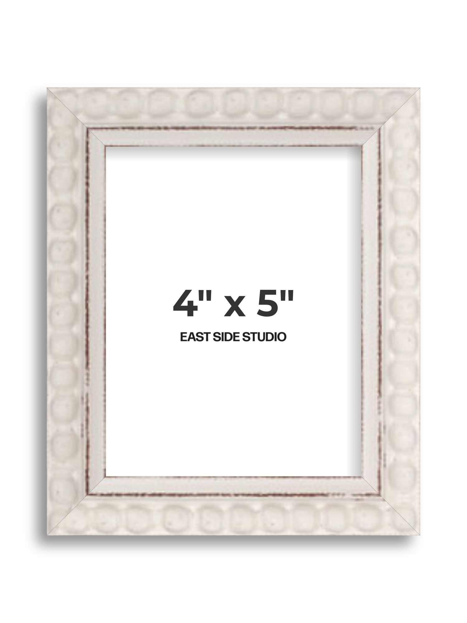 White Bobbin 4" x 5" picture frame