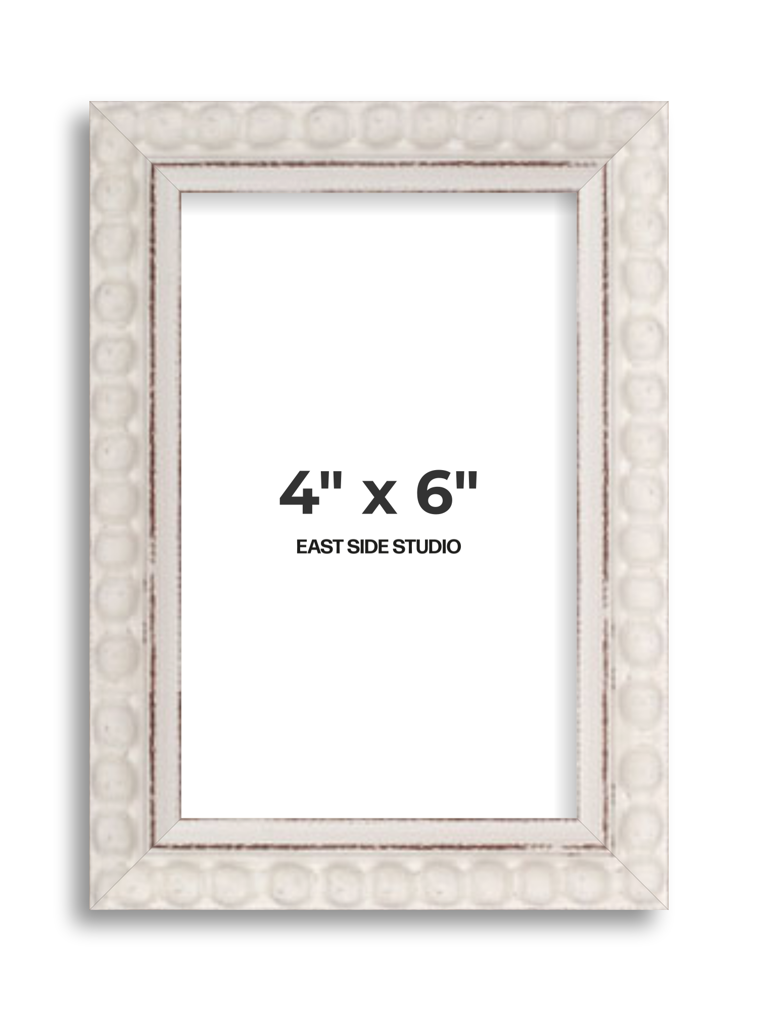 White Bobbin 4" x 6" picture frame