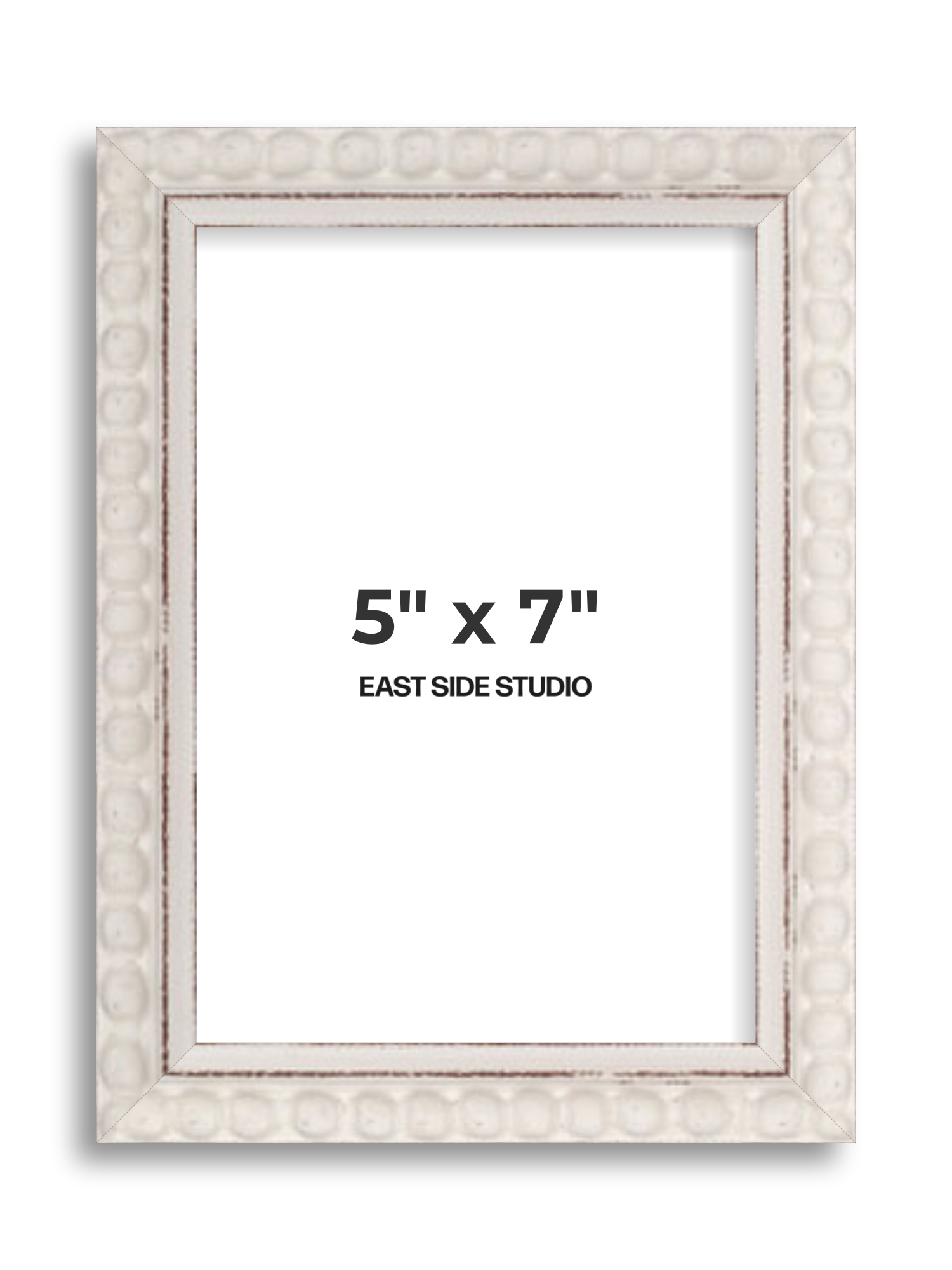 White Bobbin 5" x 7" picture frame