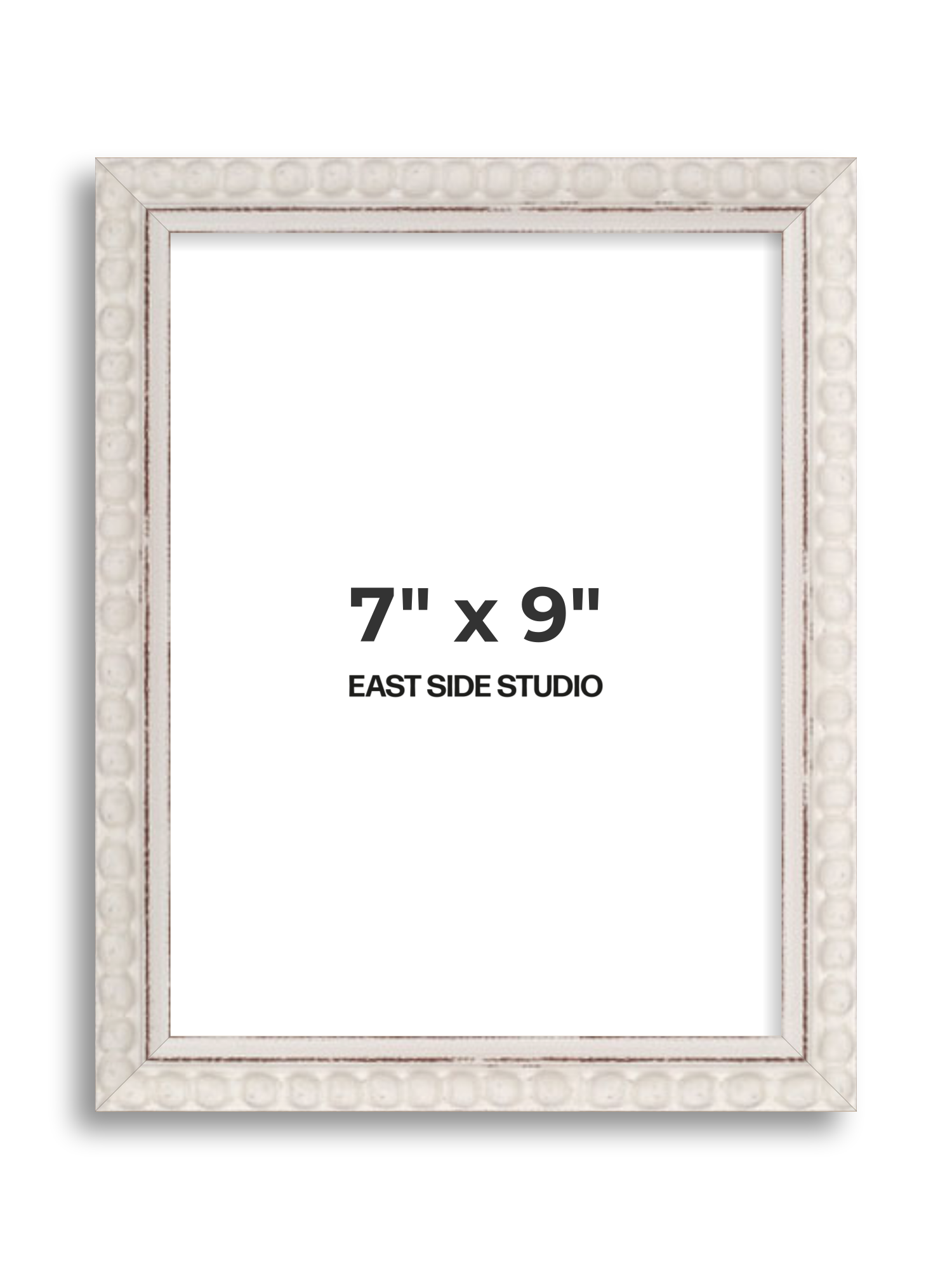 White Bobbin 7" x 9" picture frame