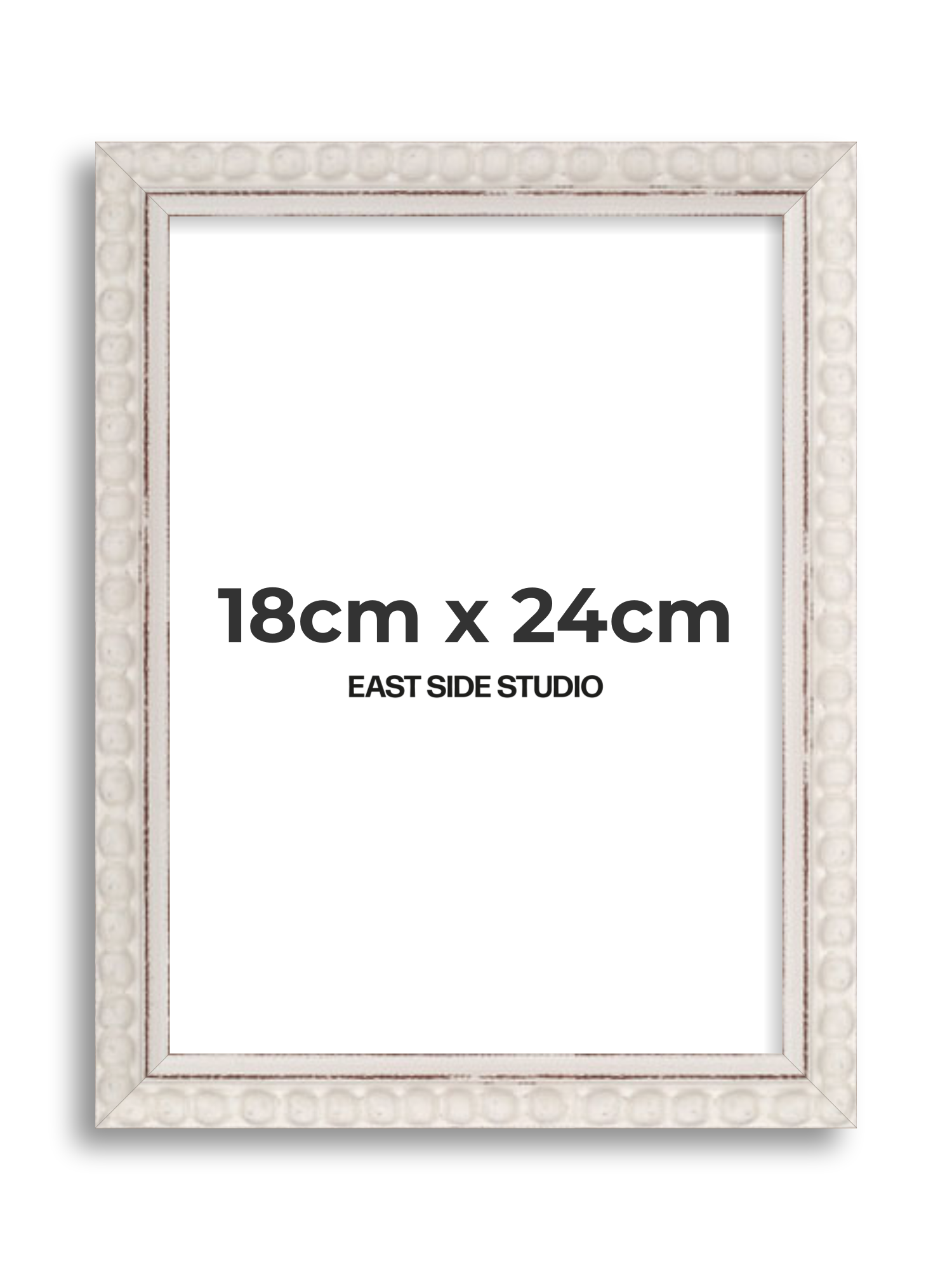 White Bobbin 18cm x 24cm picture frame