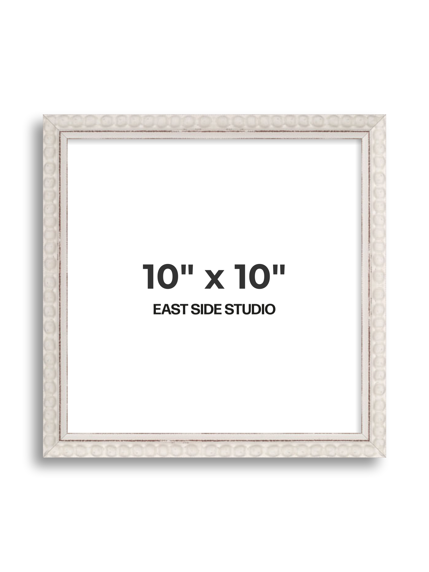 White Bobbin 10" x 10" picture frame