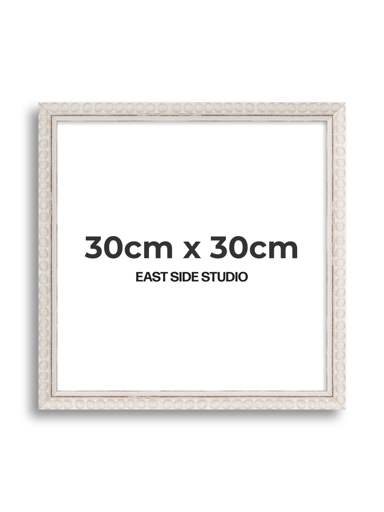 White Bobbin 30cm x 30cm picture frame
