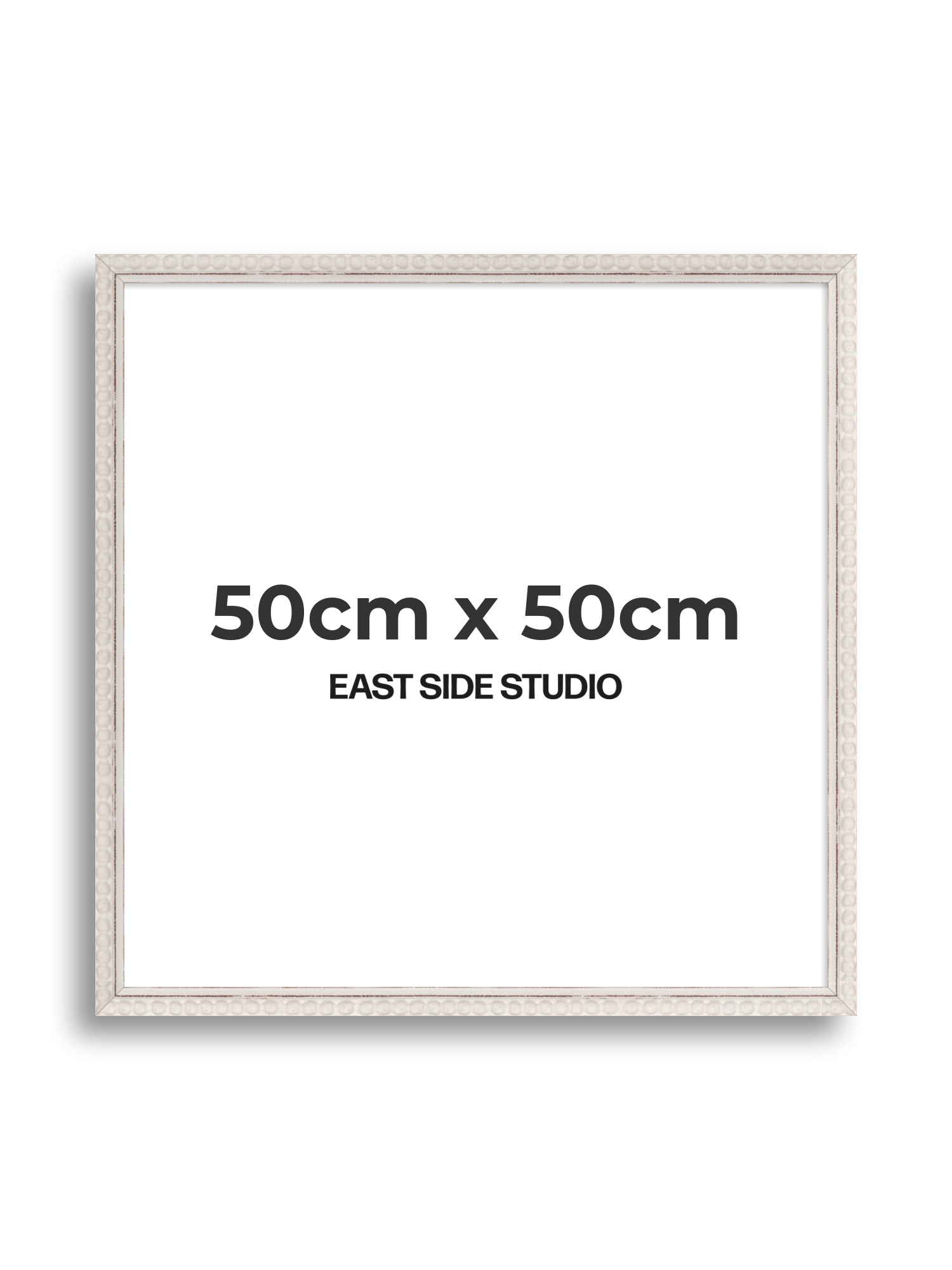 White Bobbin 50cm x 50cm picture frame