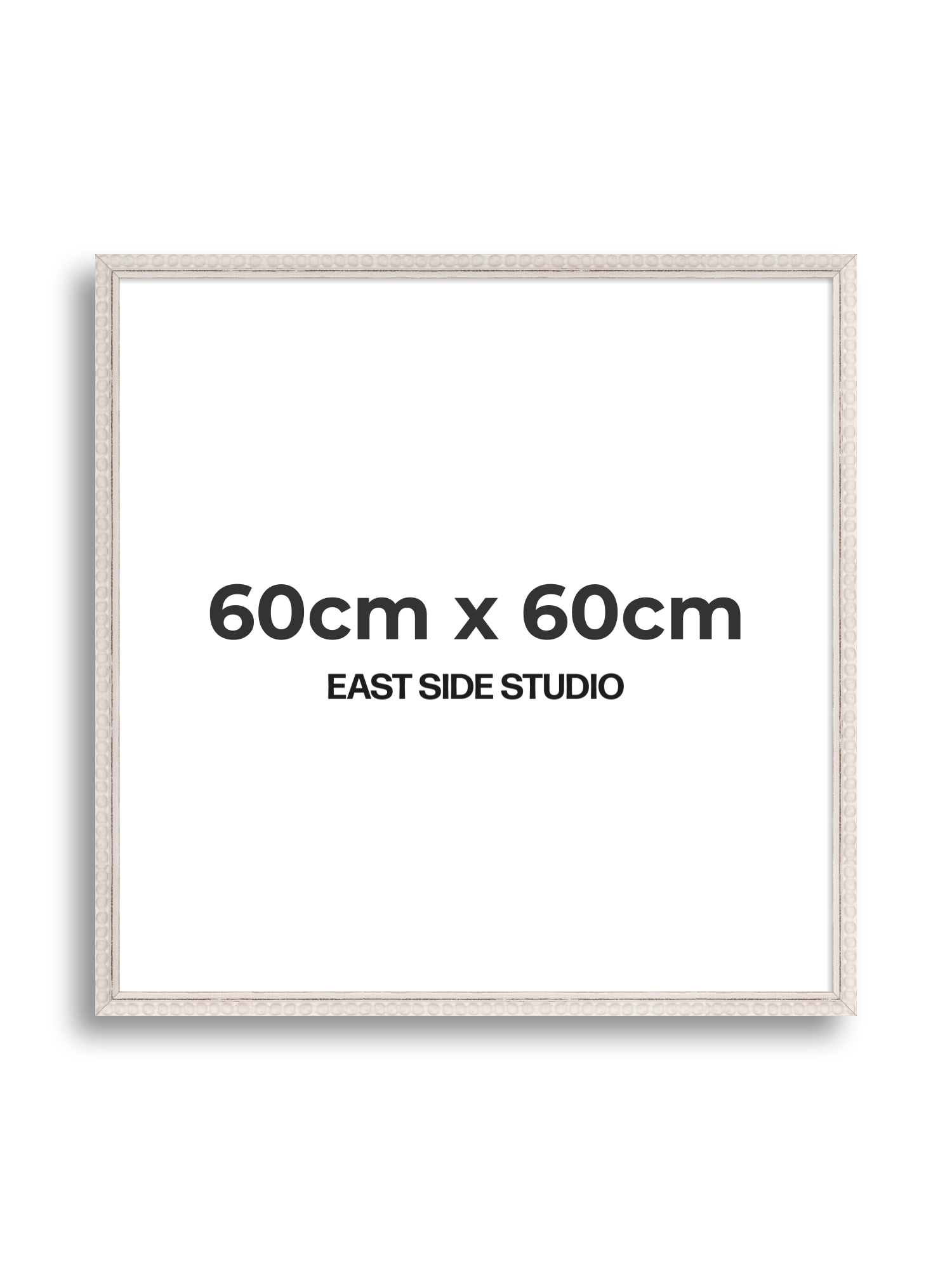 White Bobbin 60cm x 60cm picture frame