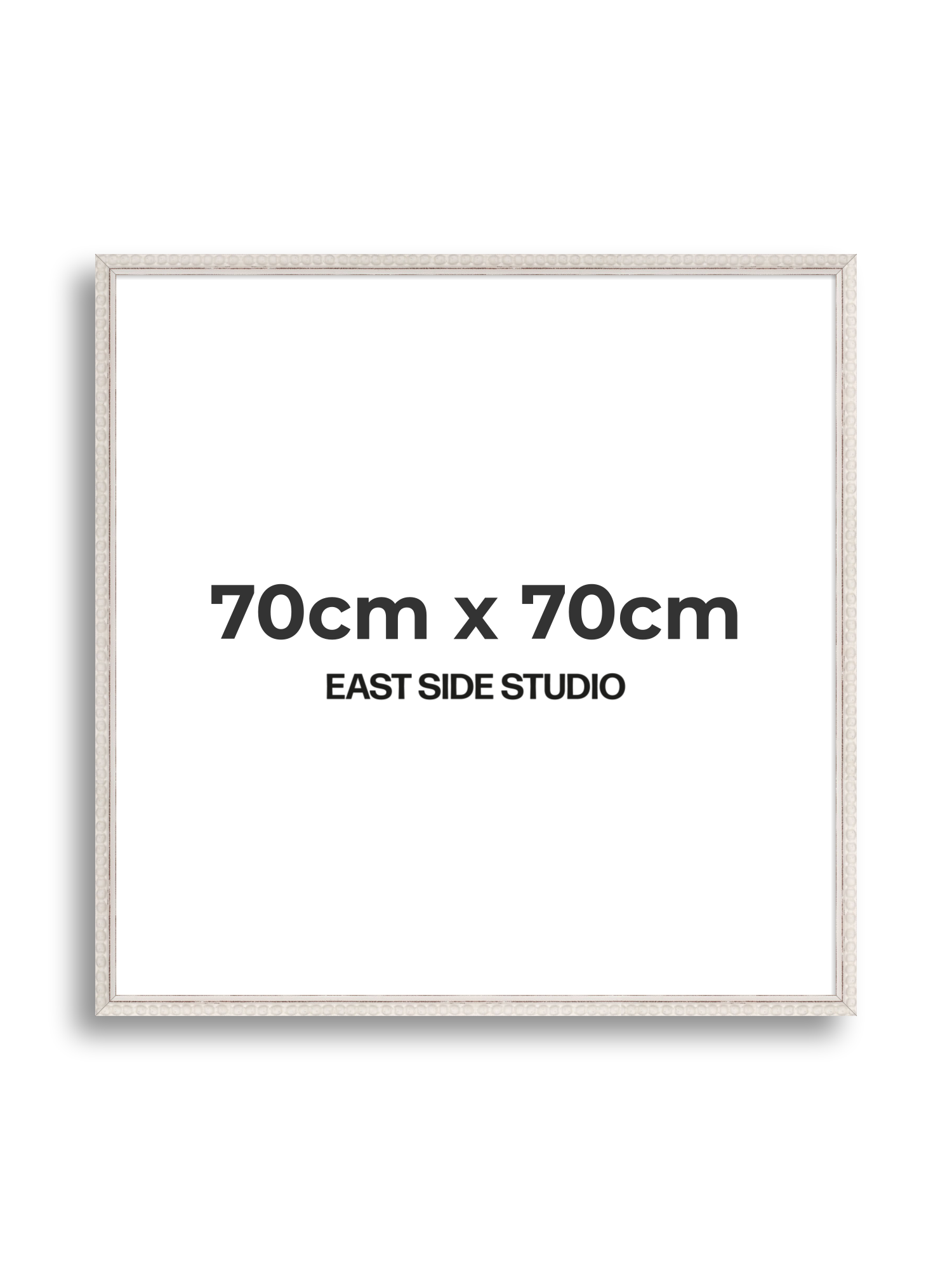White Bobbin 70cm x 70cm picture frame
