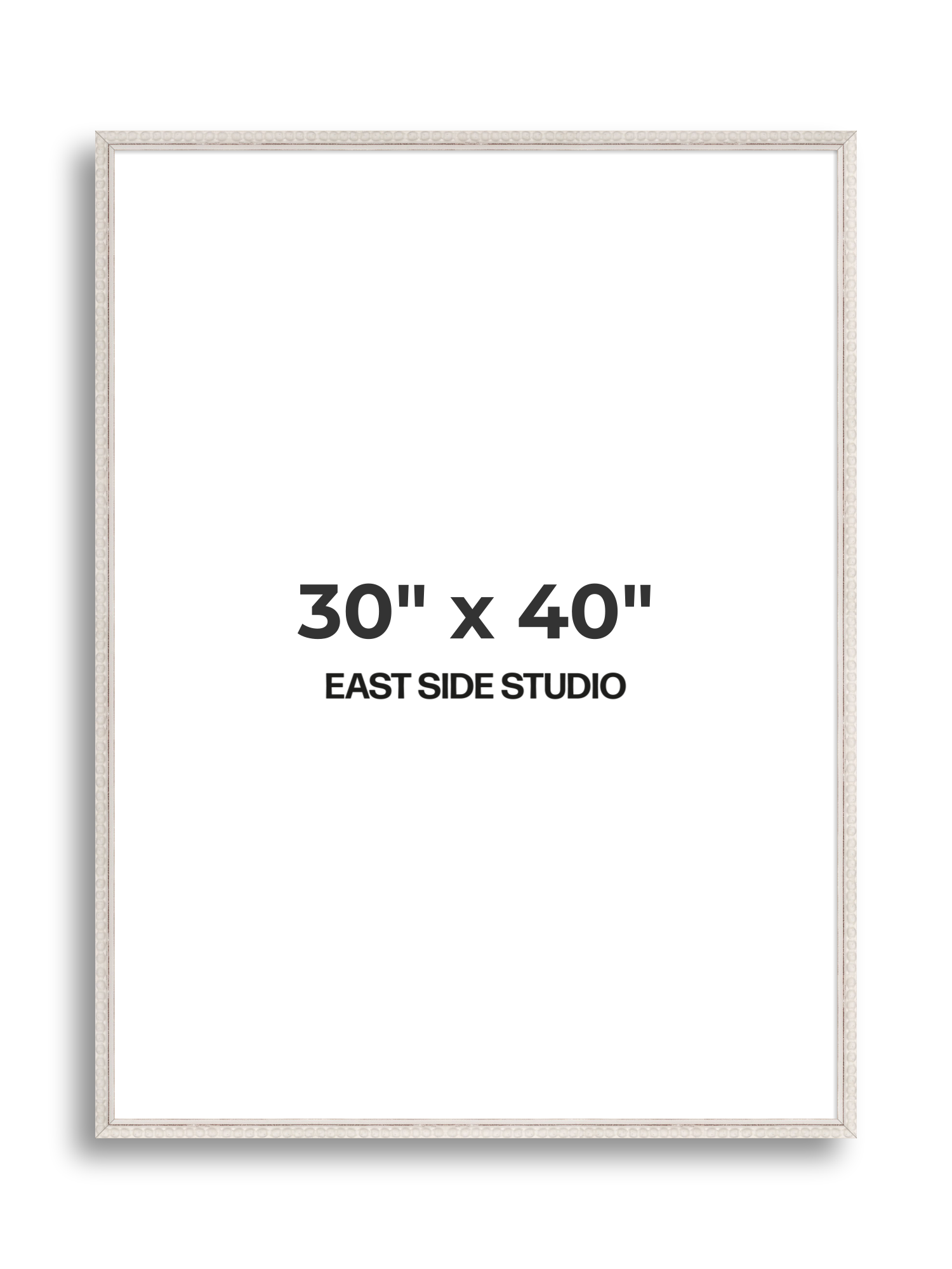 White Bobbin 30" x 40" picture frame