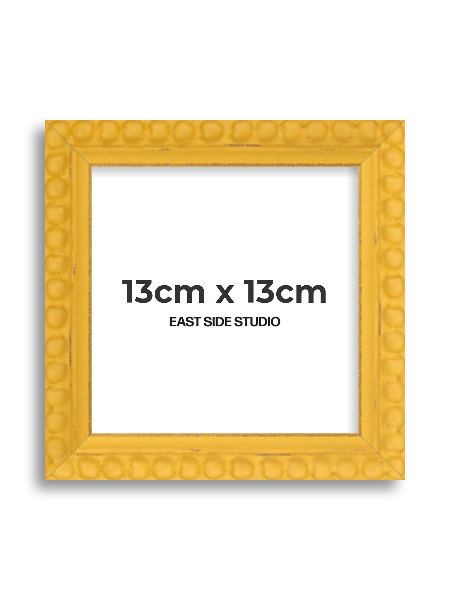Yellow Bobbin 13cm x 13cm picture frame