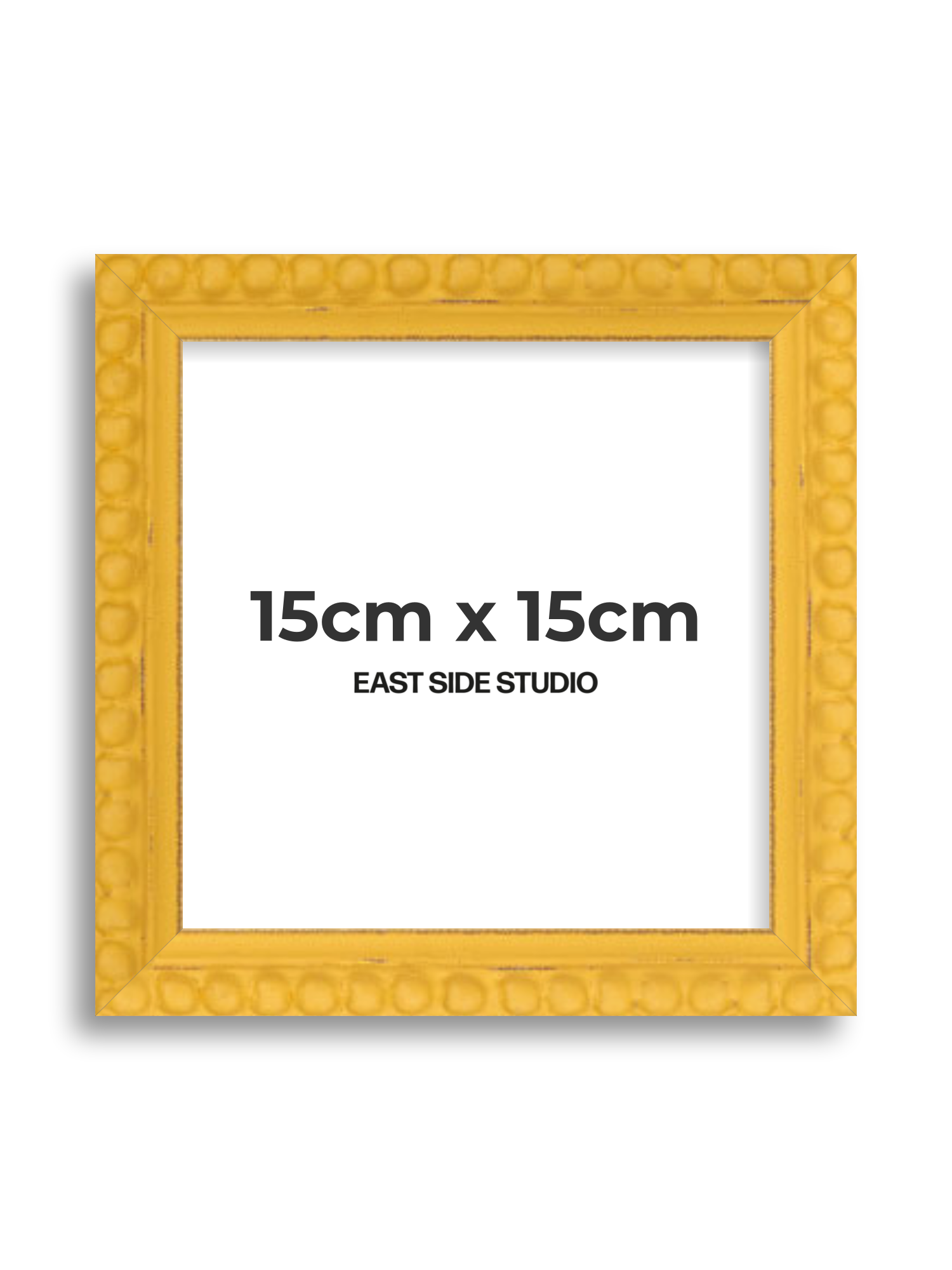 Yellow Bobbin 15cm x 15cm picture frame