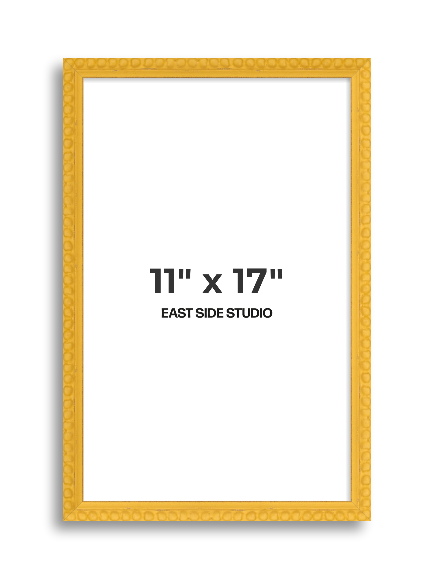 Yellow Bobbin 11" x 17" picture frame