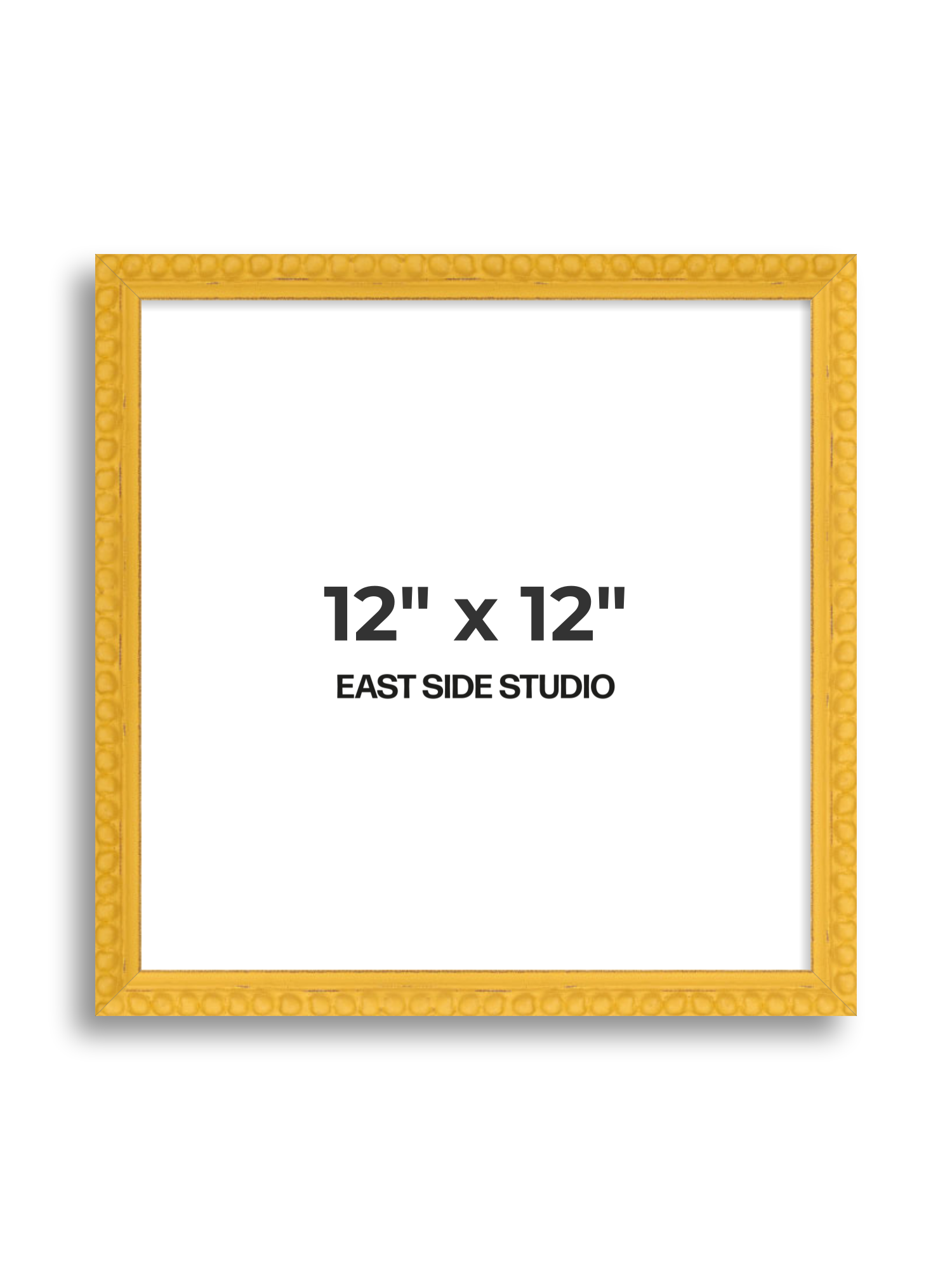 Yellow Bobbin 12" x 12" picture frame