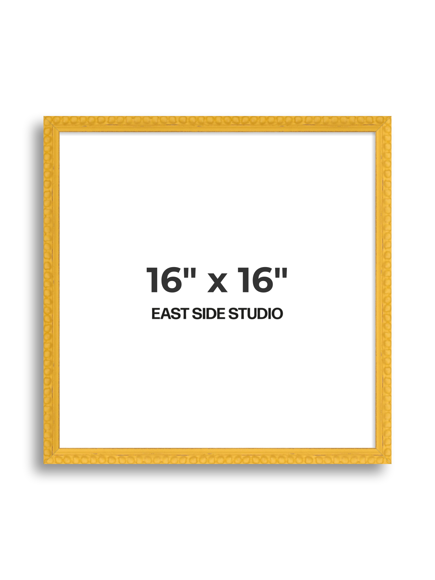 Yellow Bobbin 16" x 16" picture frame