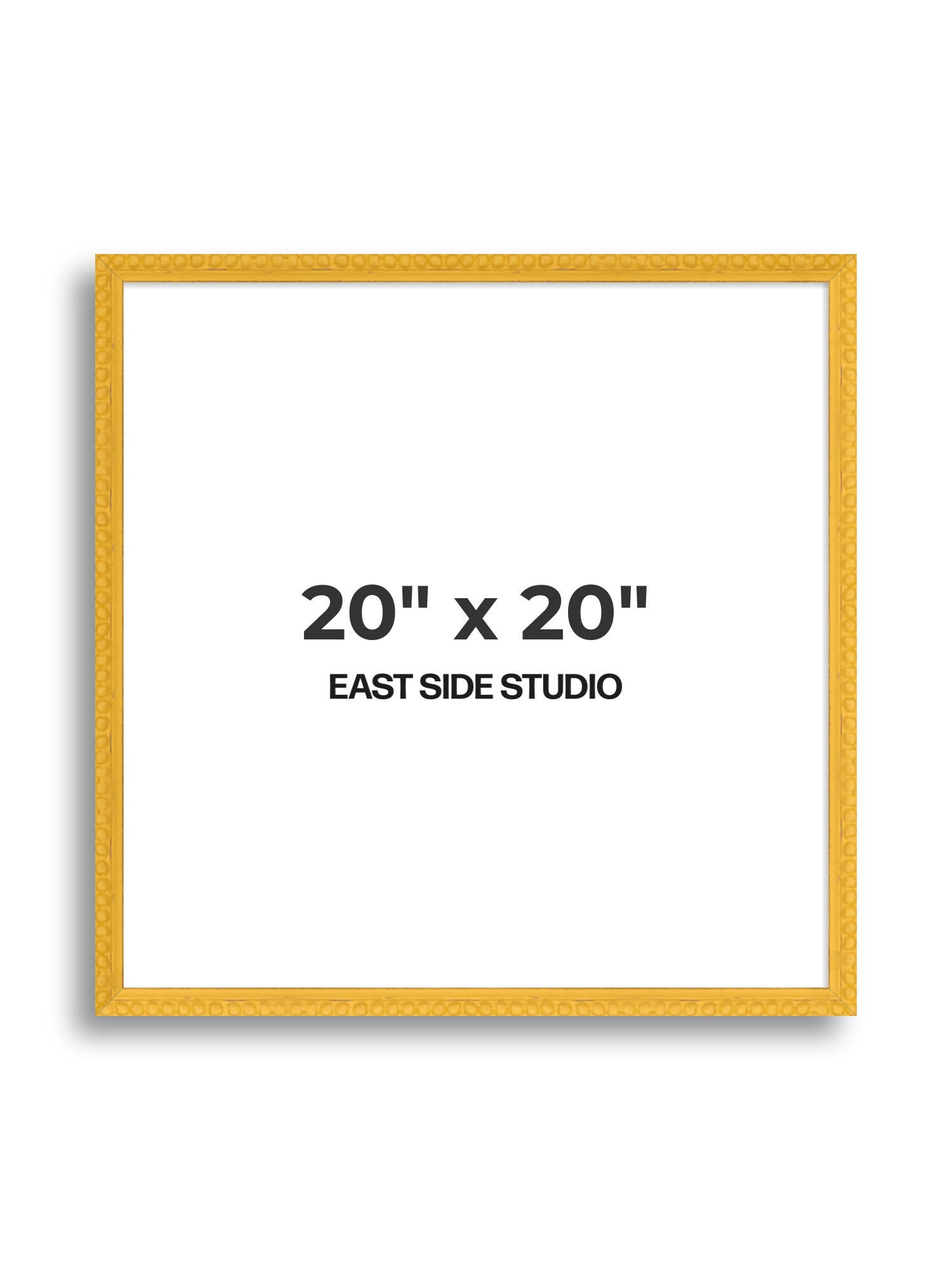 Yellow Bobbin 20" x 20" picture frame