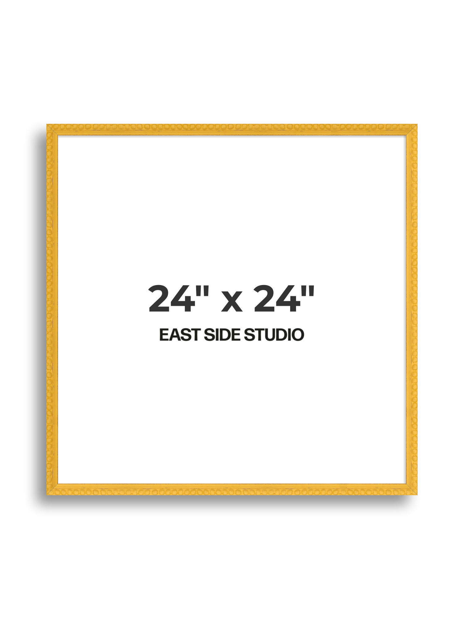 Yellow Bobbin 24" x 24" picture frame