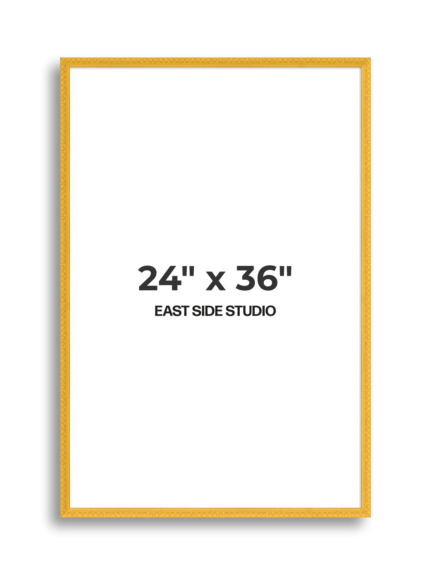 Yellow Bobbin 24" x 36" picture frame