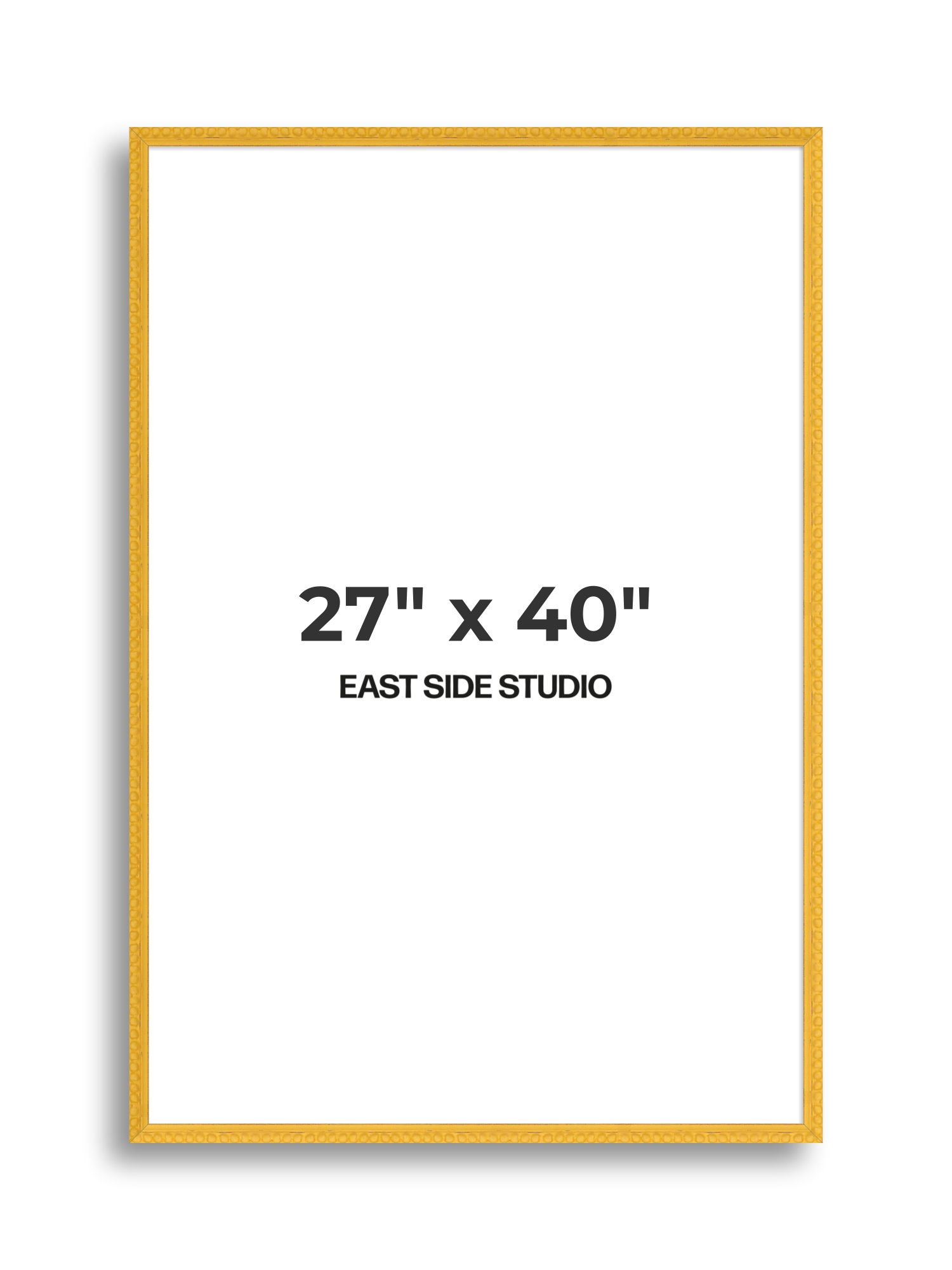 Yellow Bobbin 27" x 40" picture frame