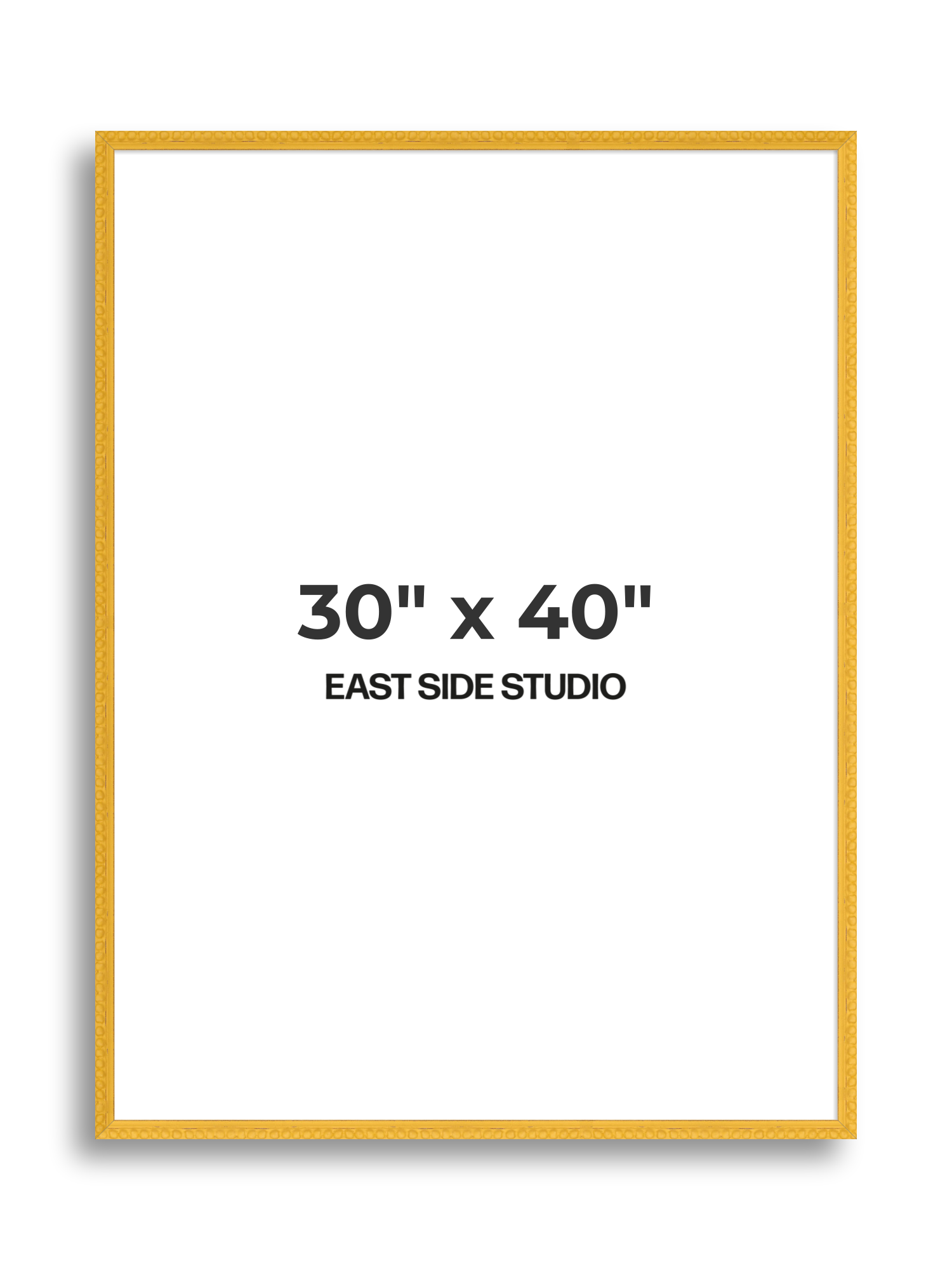 Yellow Bobbin 30" x 40" picture frame