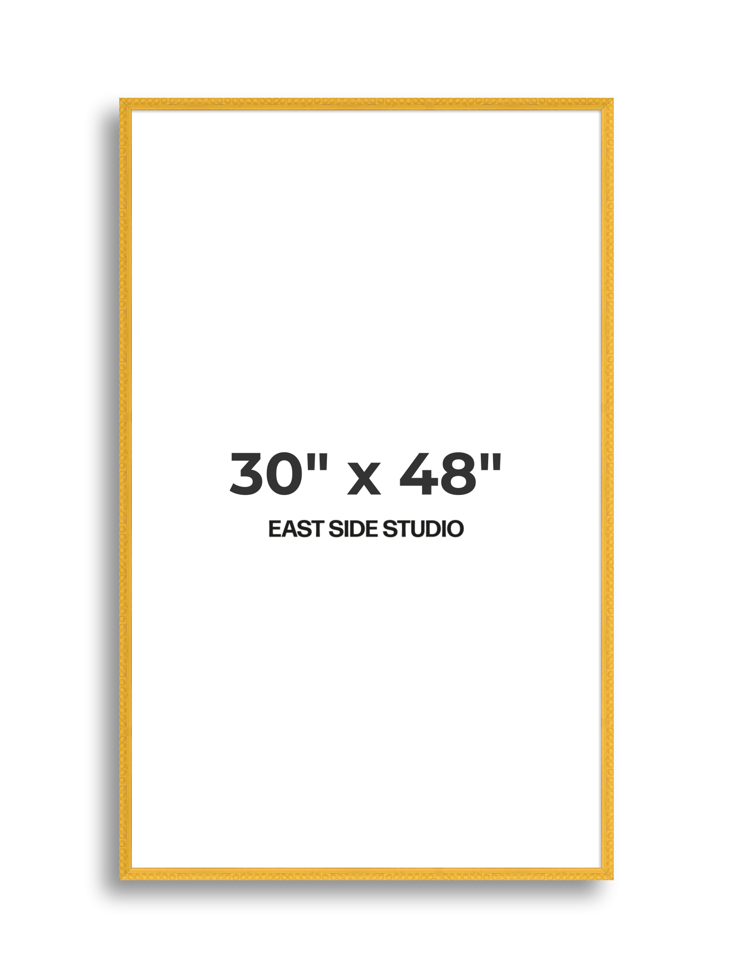 Yellow Bobbin 30" x 48" picture frame