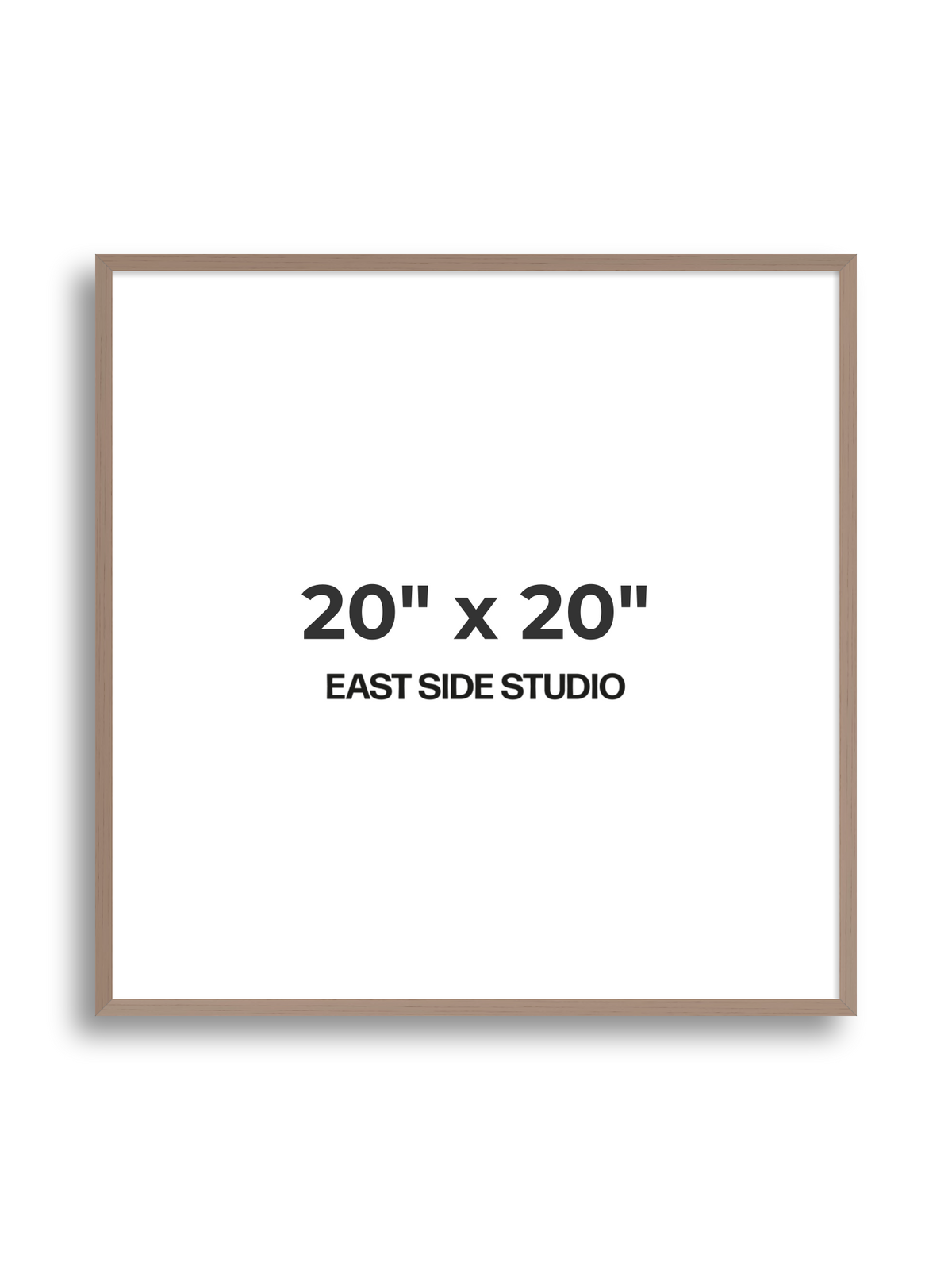 Duo Tone 20" x 20" picture frame