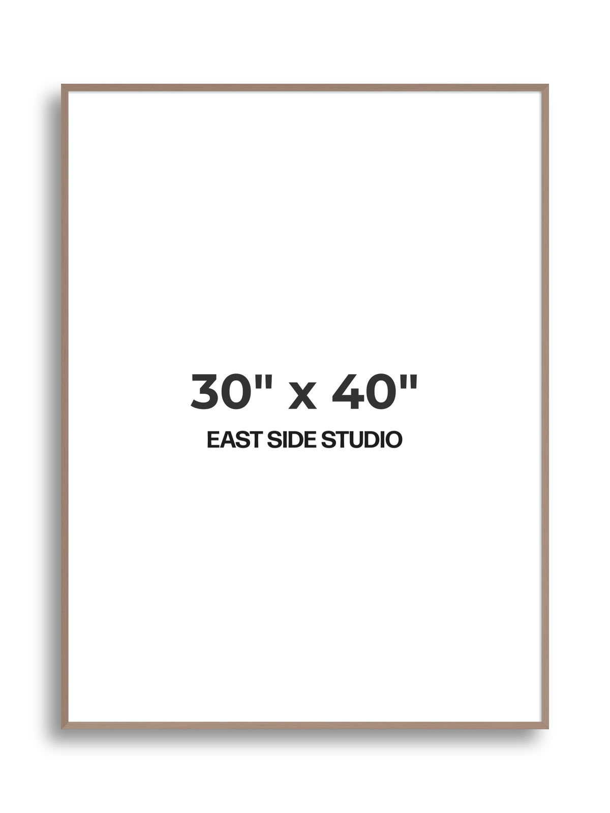 Duo Tone 30" x 40" picture frame