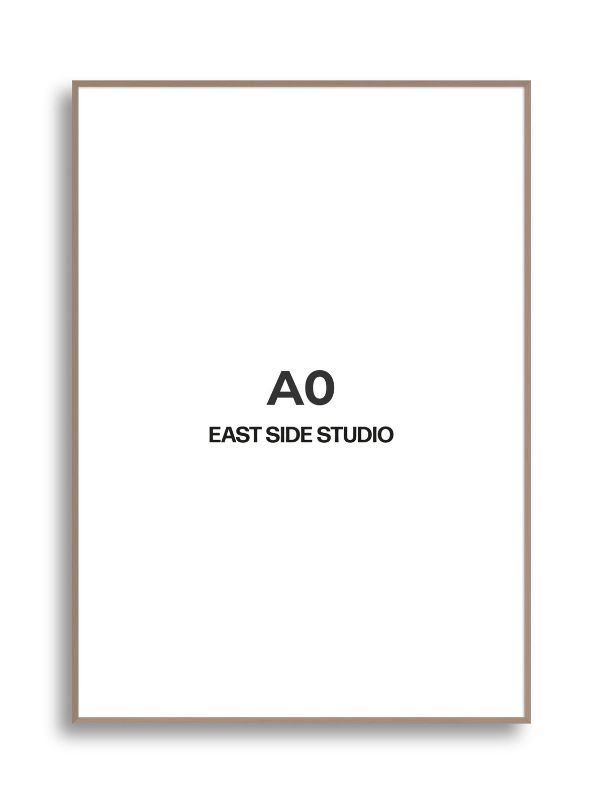 Duo Tone A0 picture frame