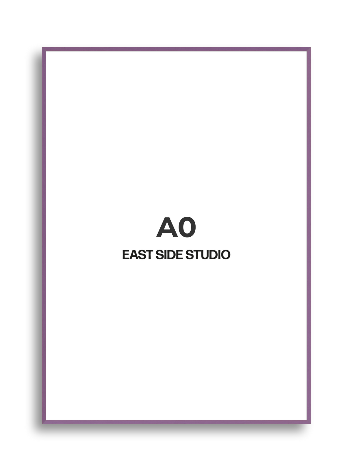 Duo Tone A0 picture frame