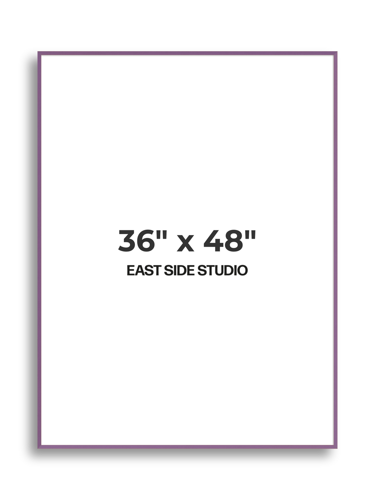 Duo Tone 36" x 48" picture frame